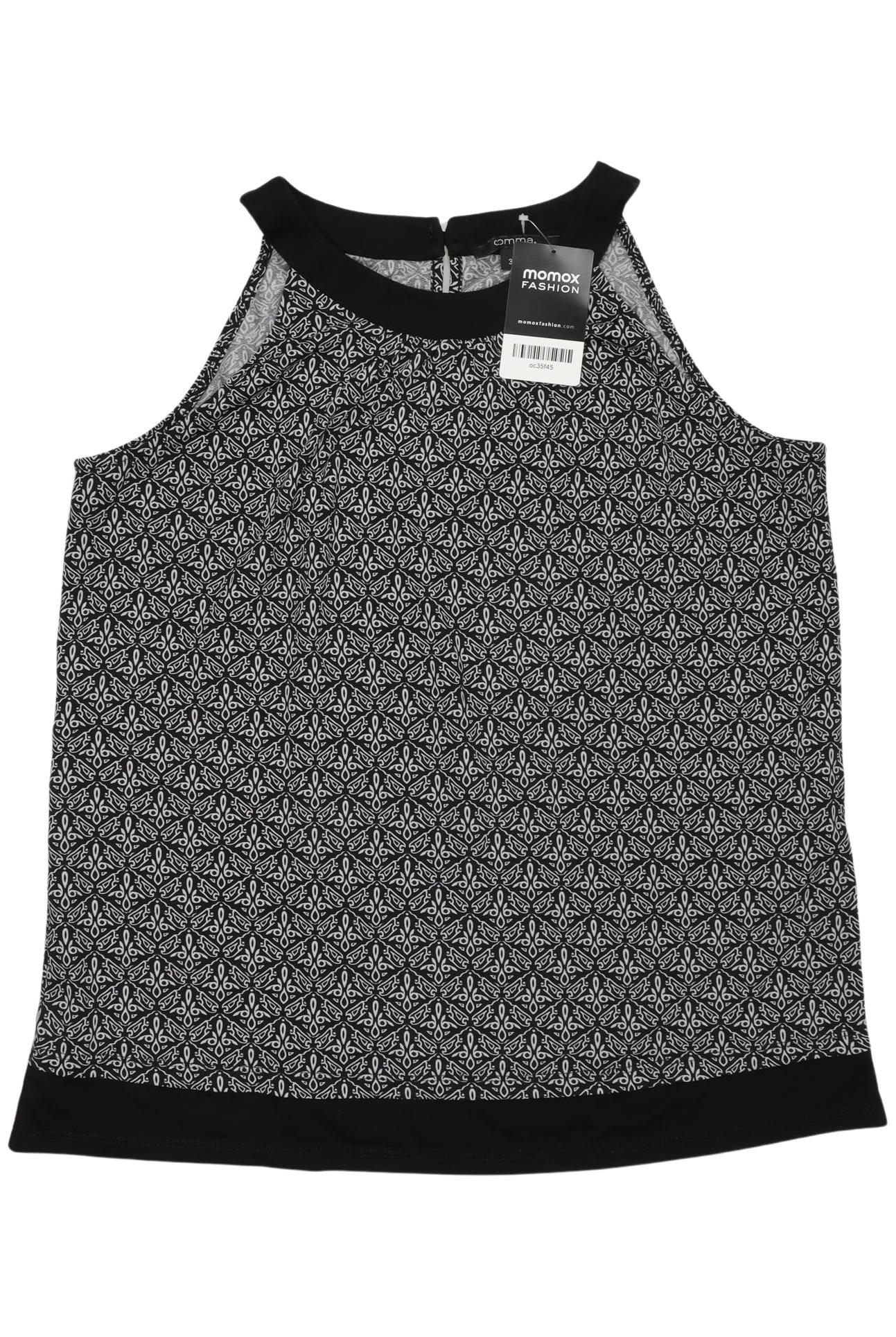 

Comma Damen Top, schwarz, Gr. 38