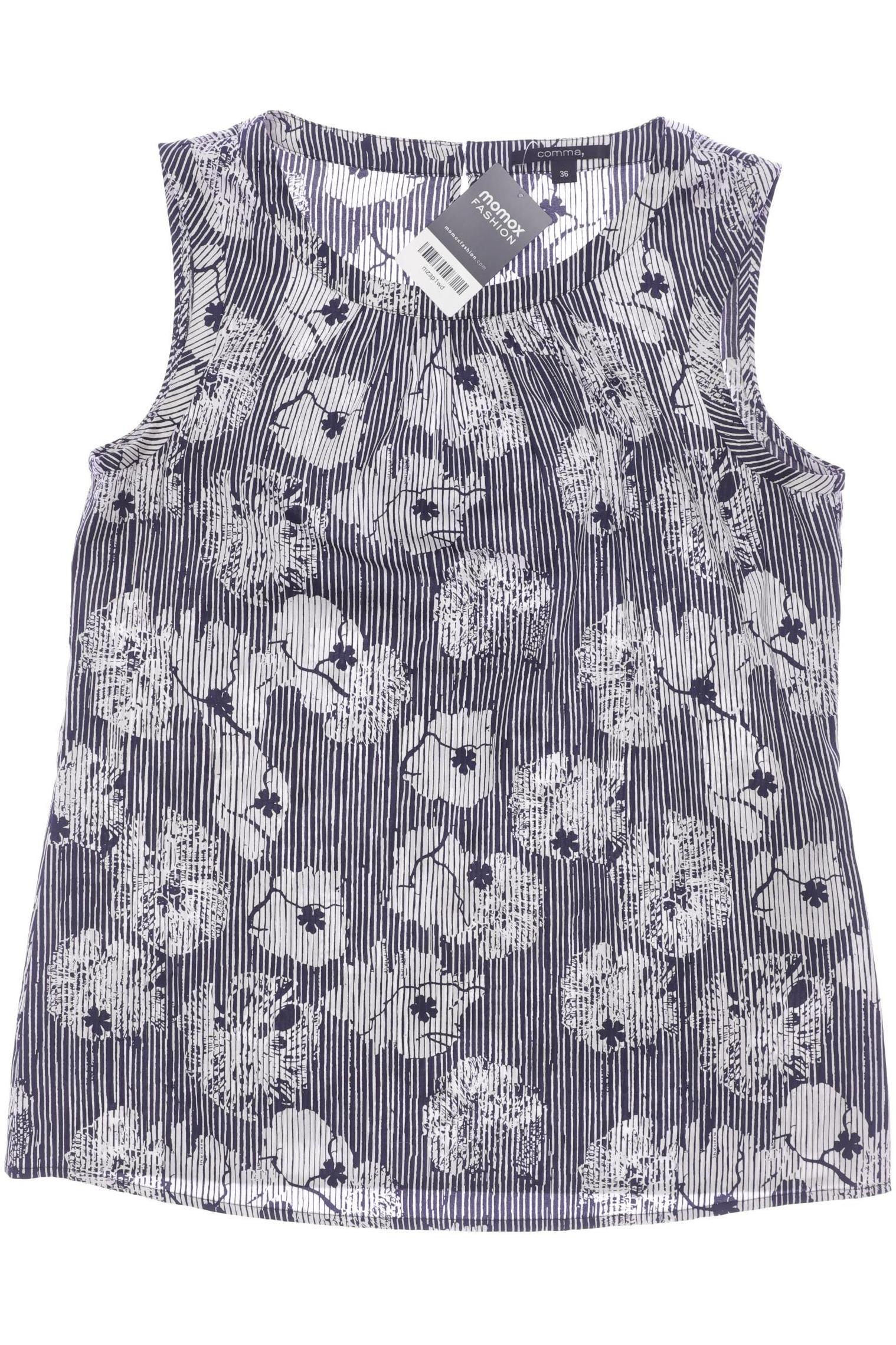 

Comma Damen Top, marineblau, Gr. 36