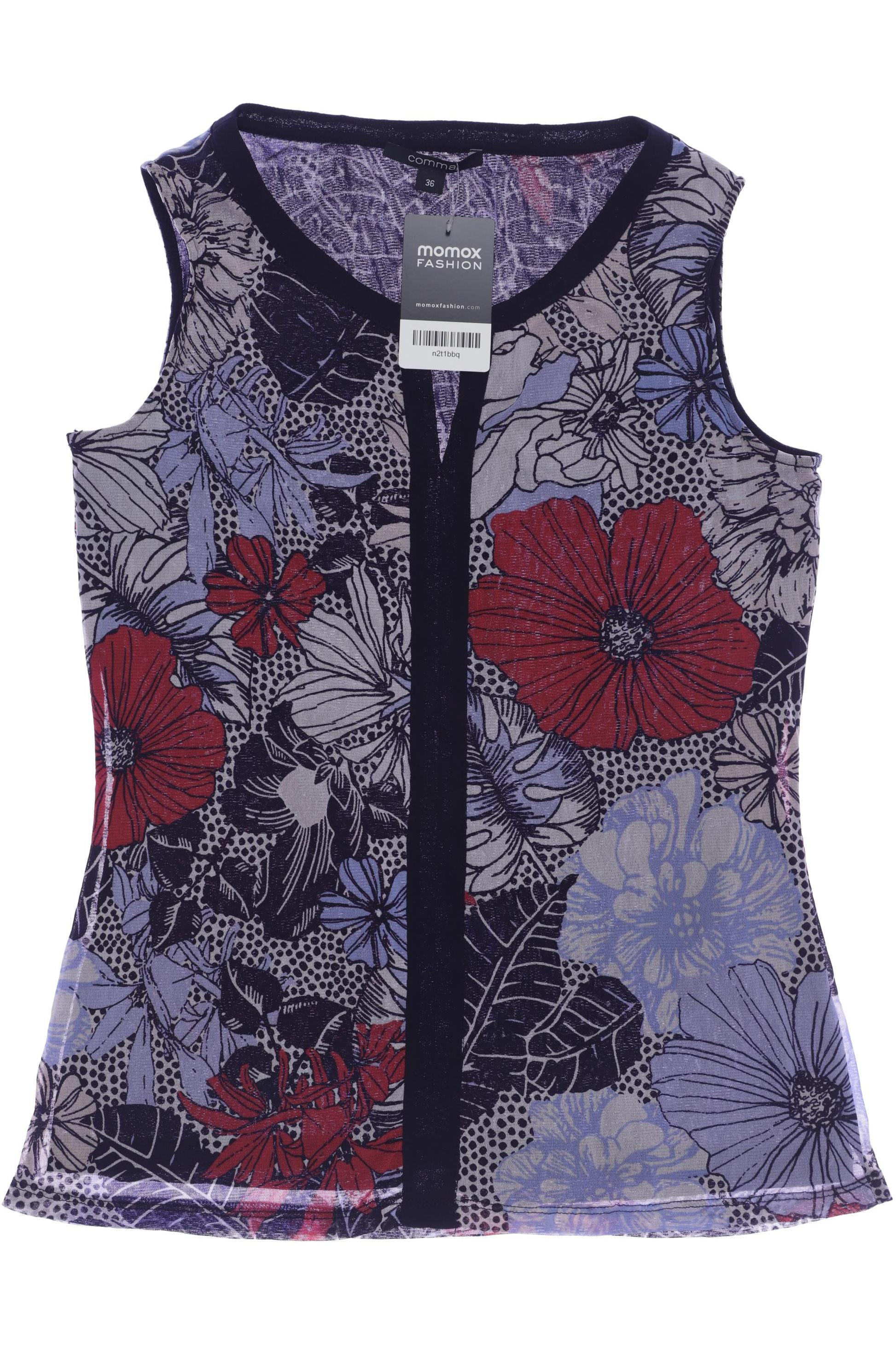 

Comma Damen Top, marineblau, Gr. 36
