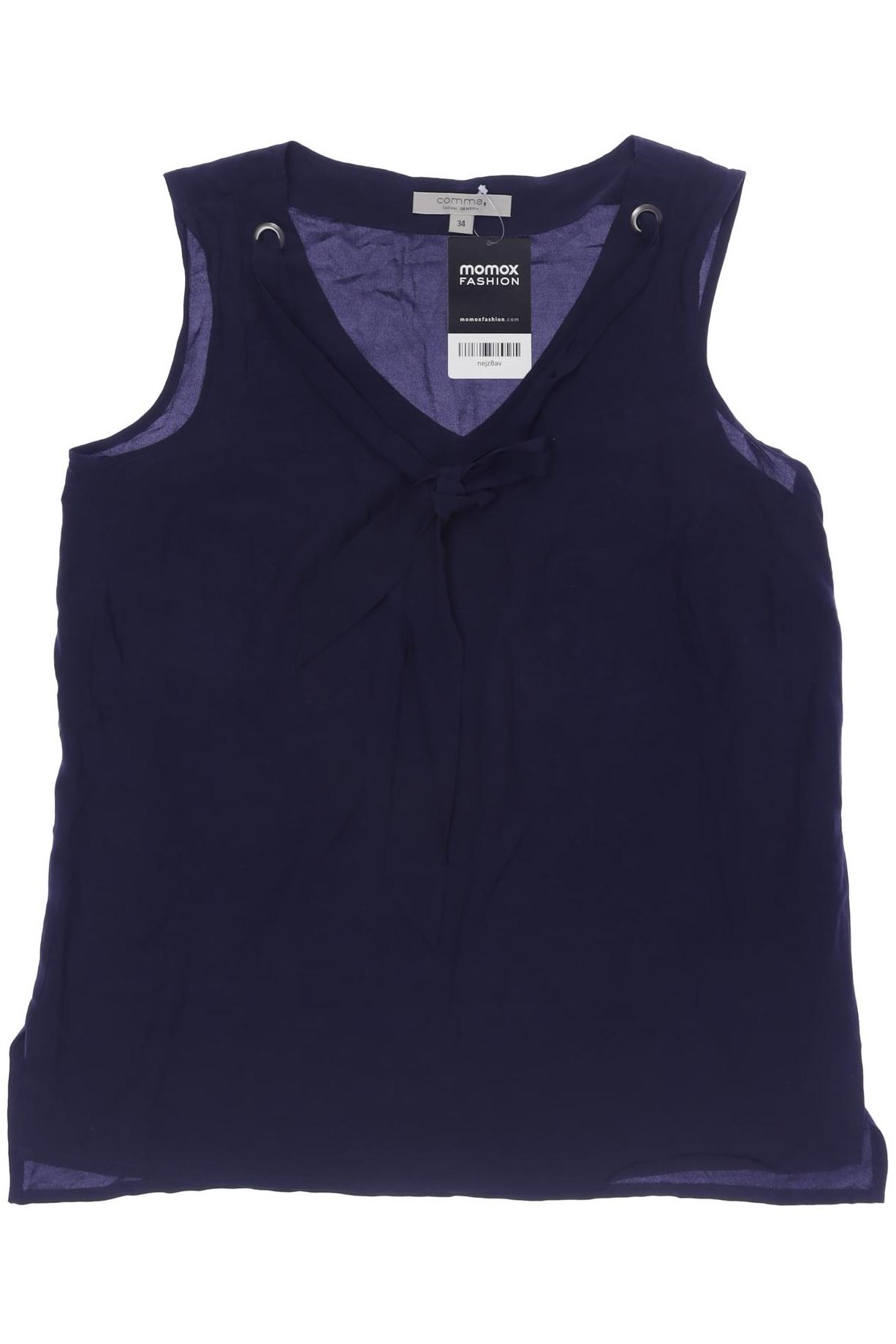 

Comma Damen Top, marineblau, Gr. 34