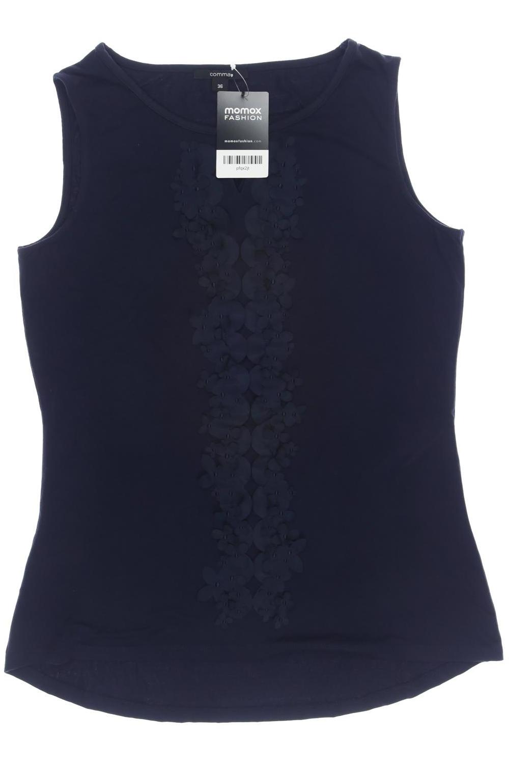 

Comma Damen Top, marineblau, Gr. 36