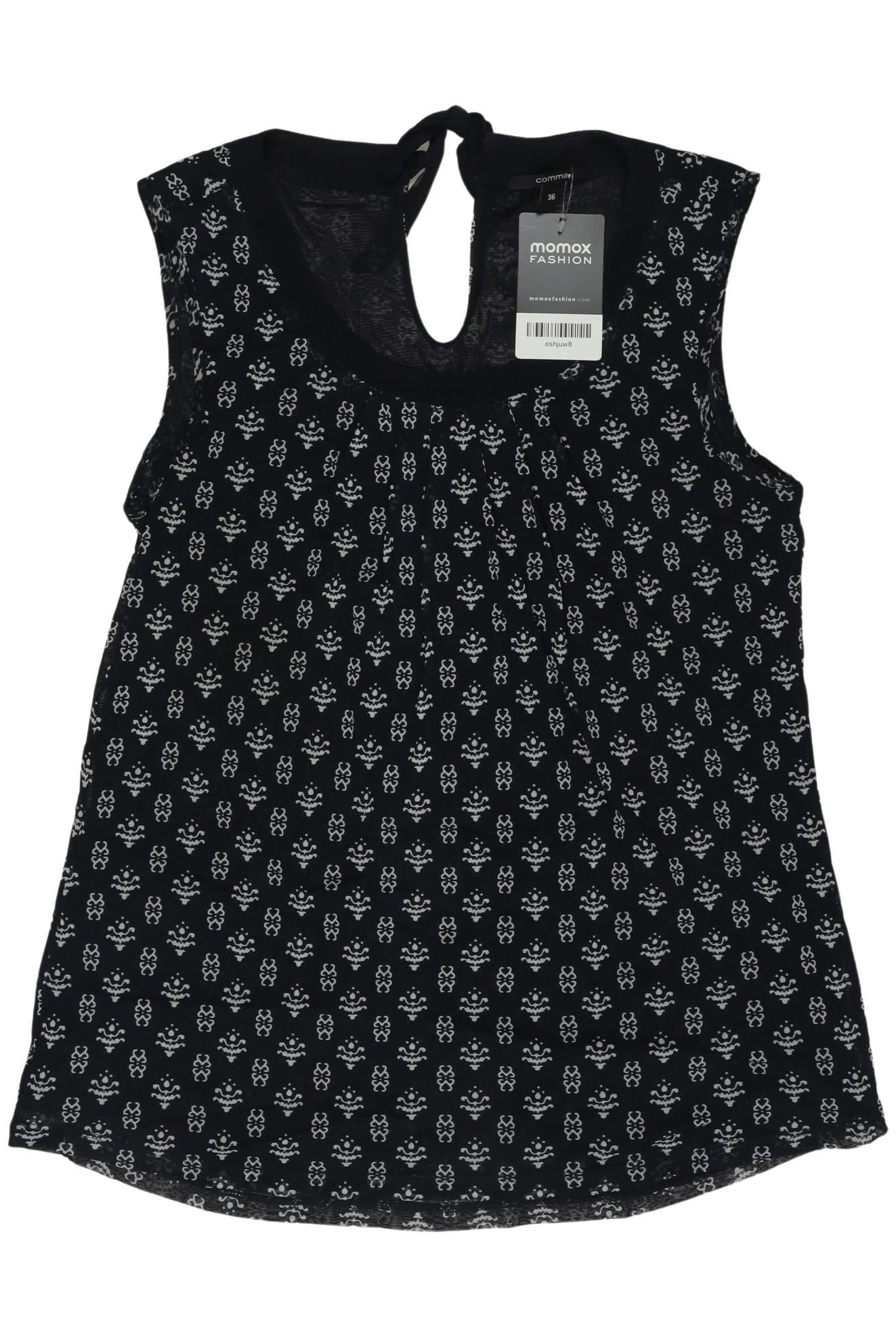 

Comma Damen Top, marineblau, Gr. 36