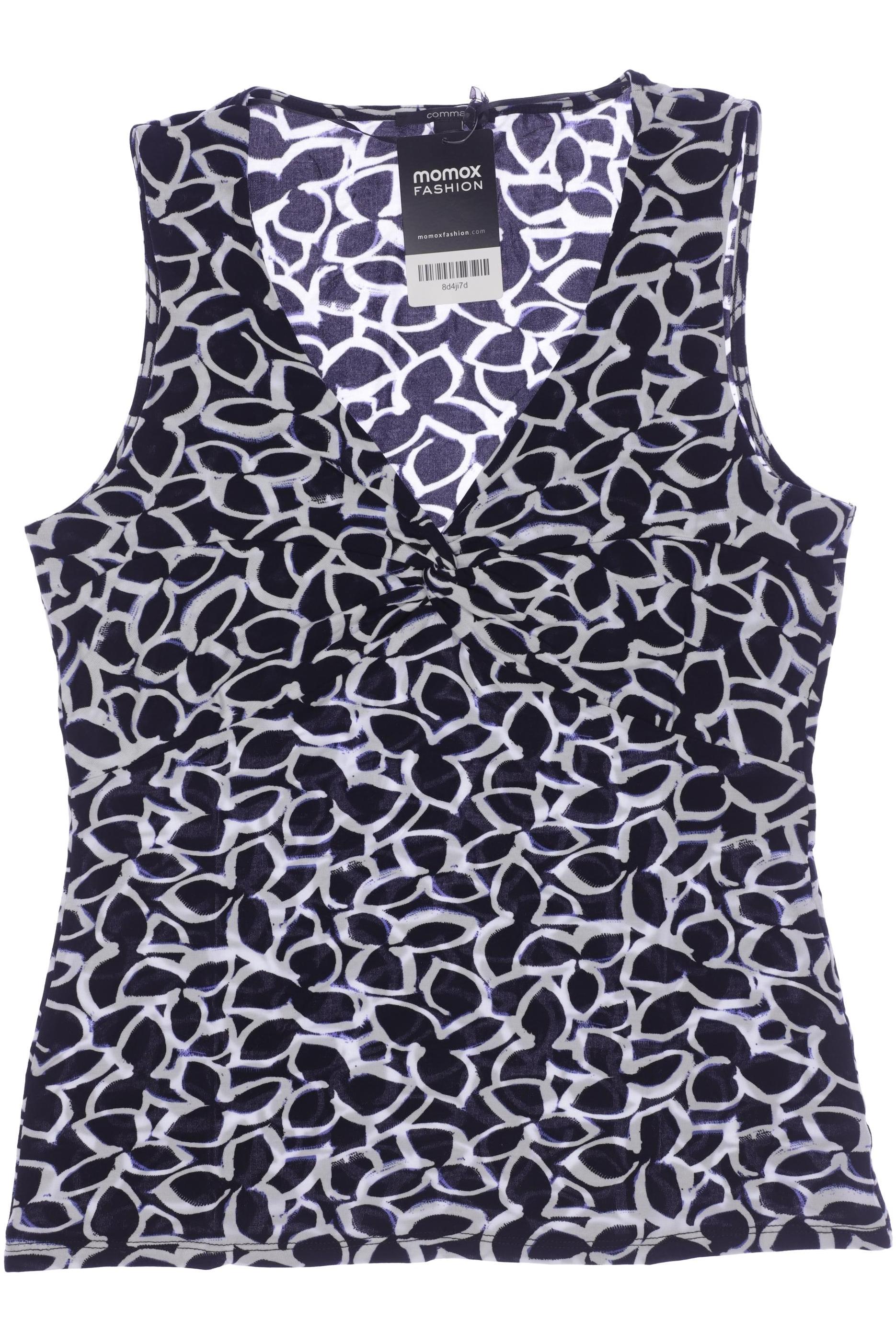 

Comma Damen Top, marineblau, Gr. 36