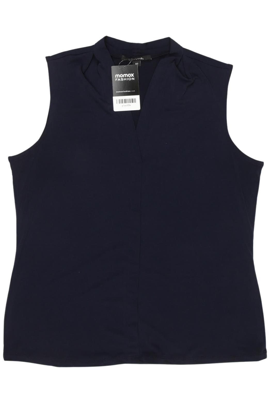 

Comma Damen Top, marineblau, Gr. 40