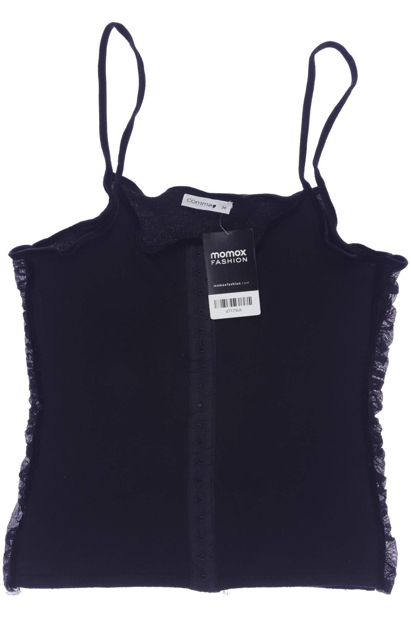 

Comma Damen Top, schwarz, Gr. 36