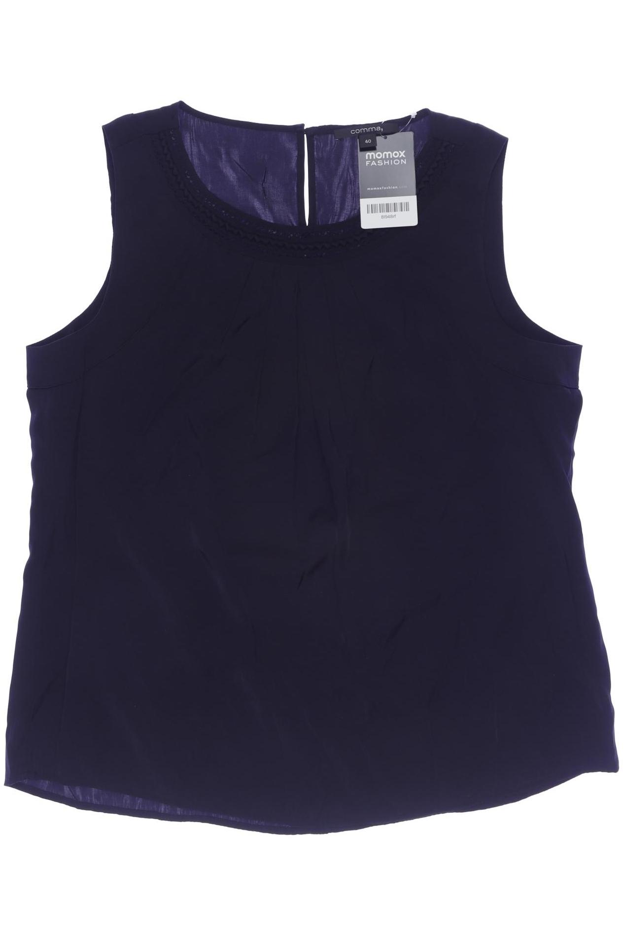 

Comma Damen Top, marineblau, Gr. 40