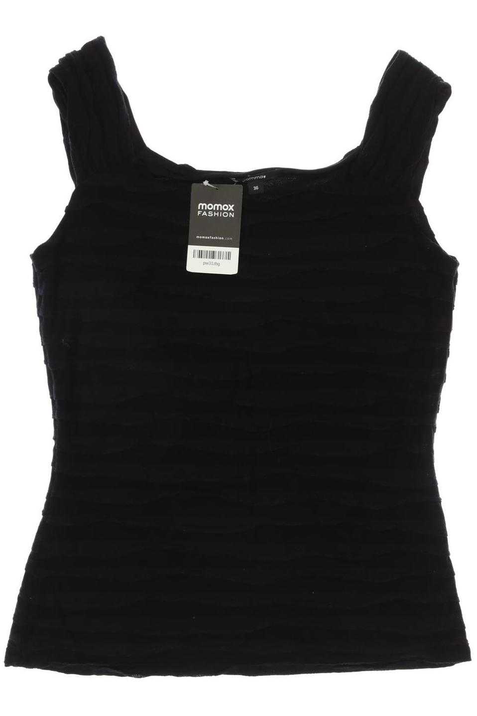 

Comma Damen Top, schwarz