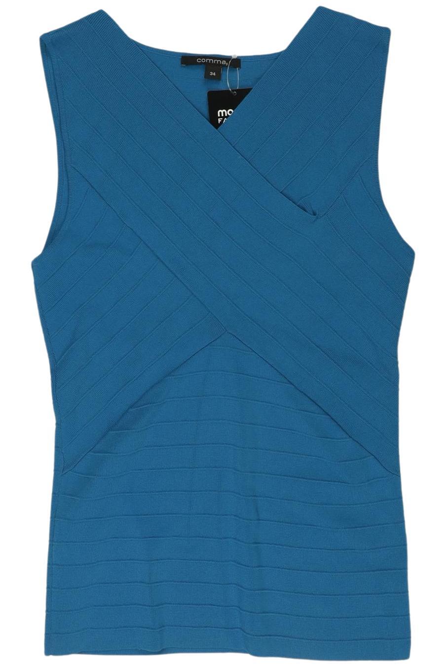 

Comma Damen Top, blau, Gr. 34
