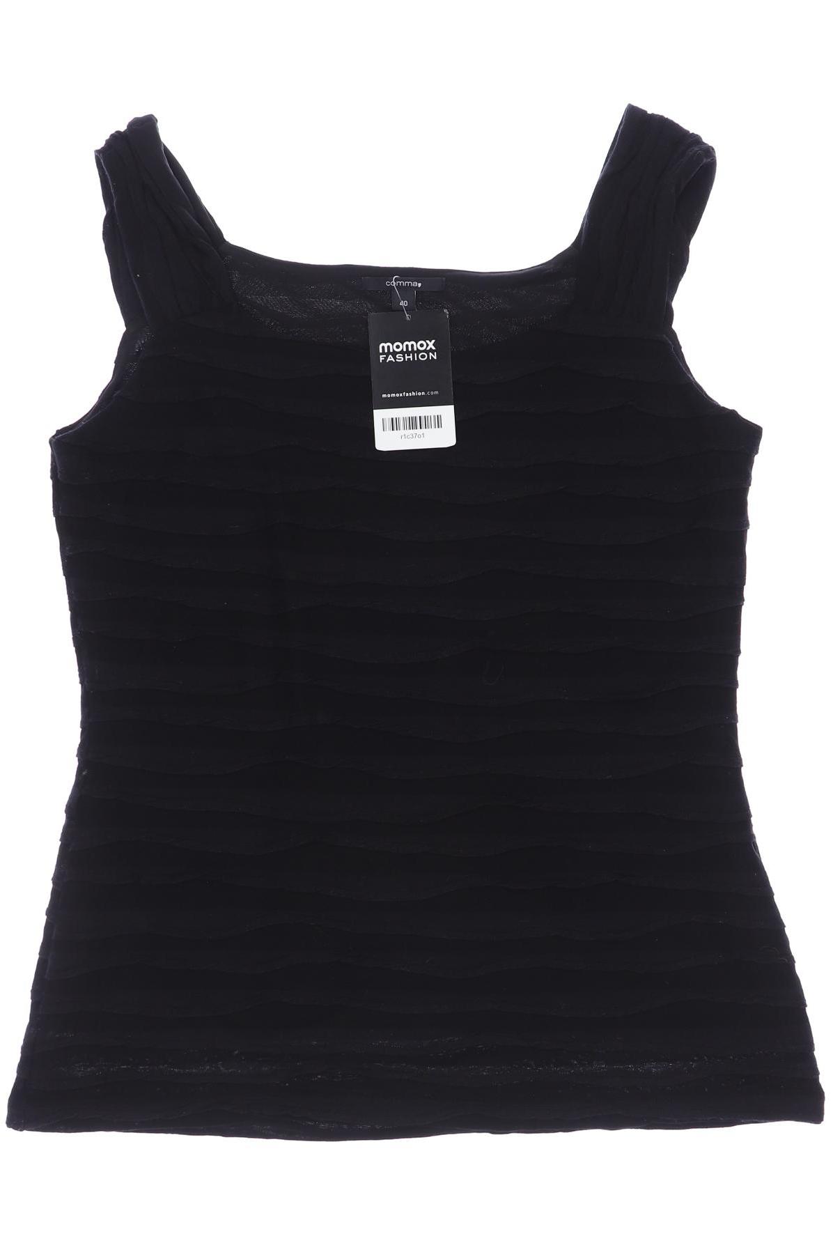 

Comma Damen Top, schwarz