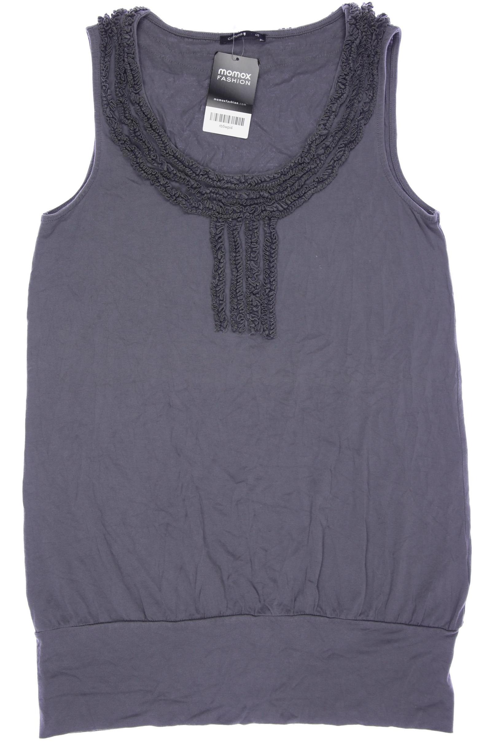

Comma Damen Top, grau, Gr. 40