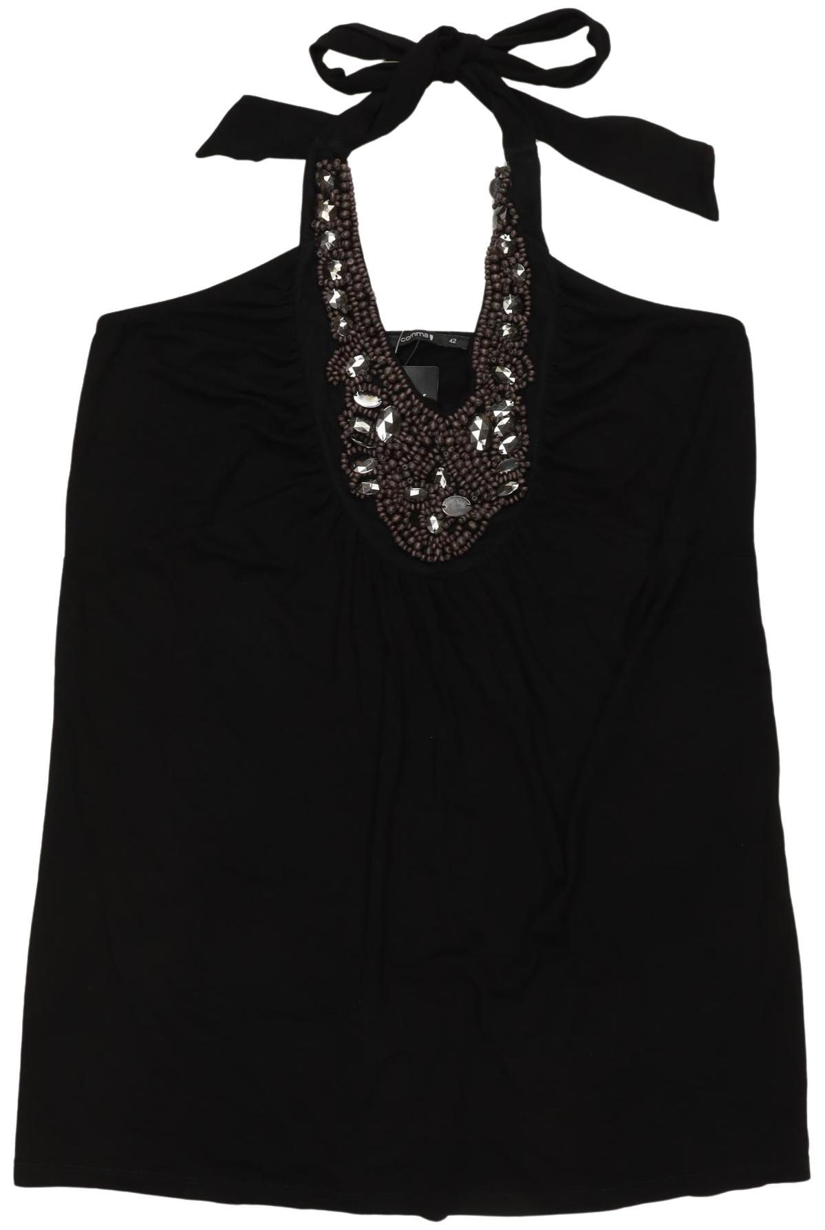

Comma Damen Top, schwarz, Gr. 42