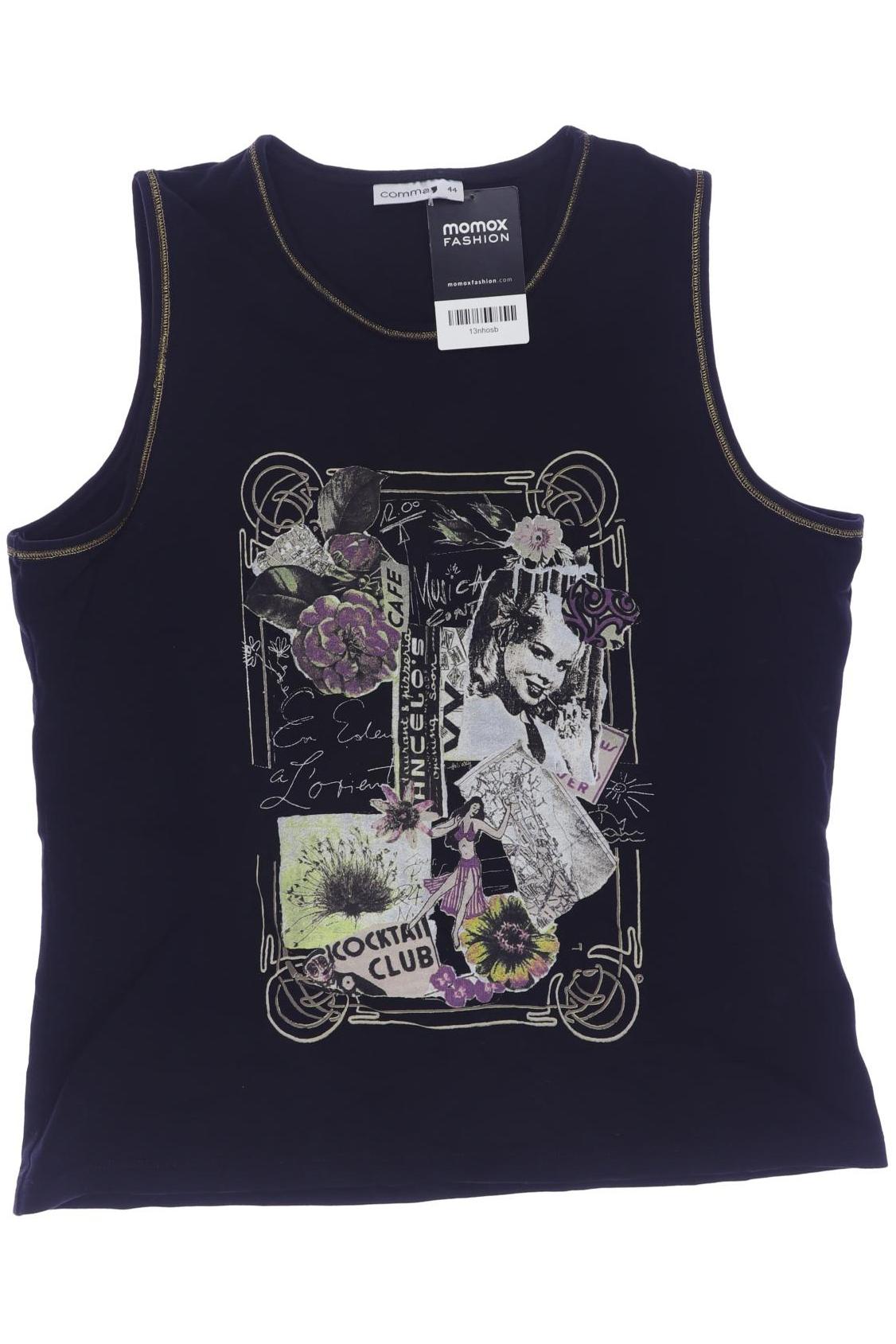 

Comma Damen Top, schwarz, Gr. 44