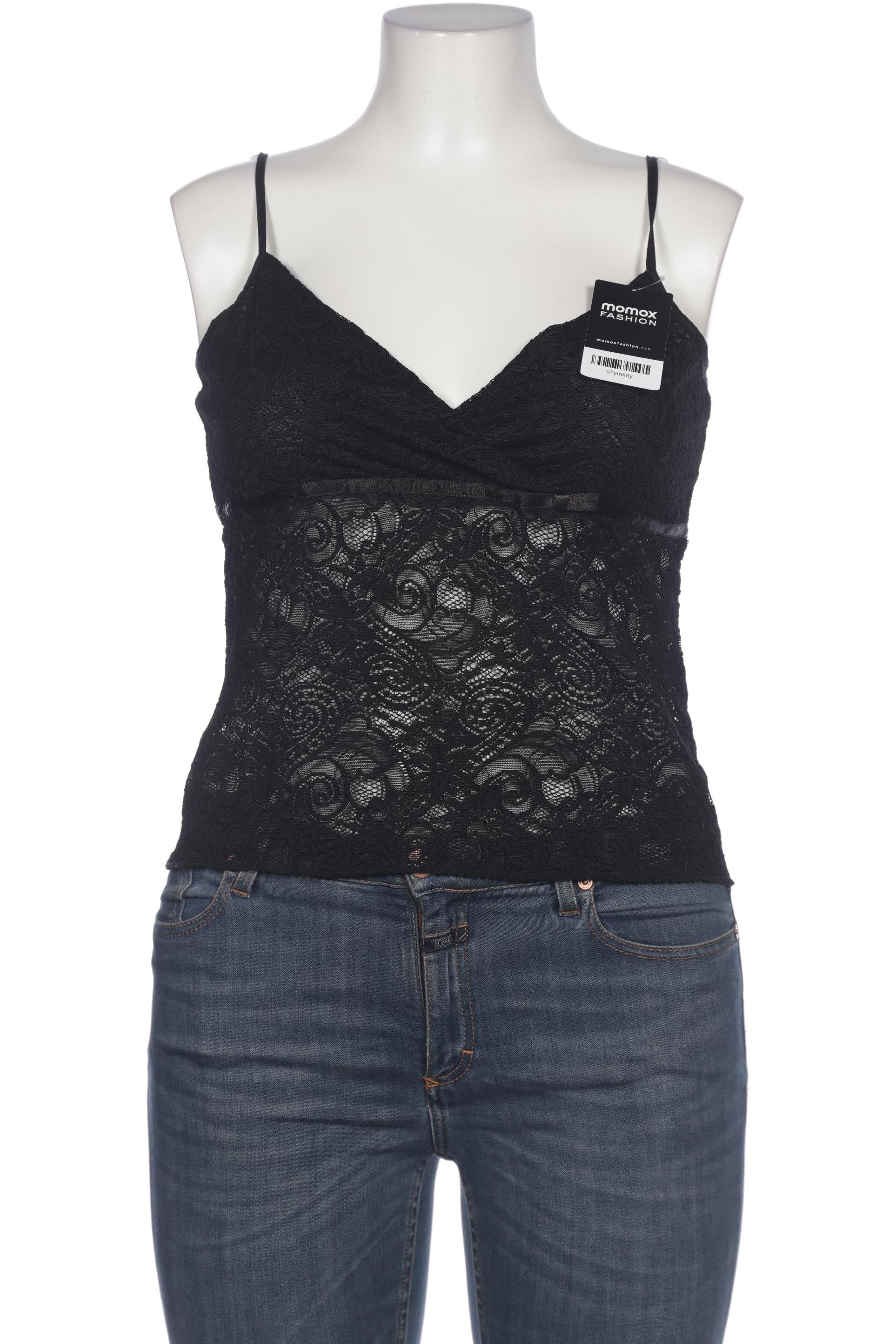 

Comma Damen Top, schwarz, Gr. 42