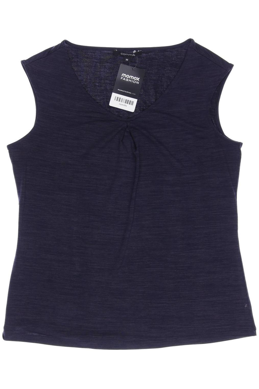 

Comma Damen Top, marineblau, Gr. 36