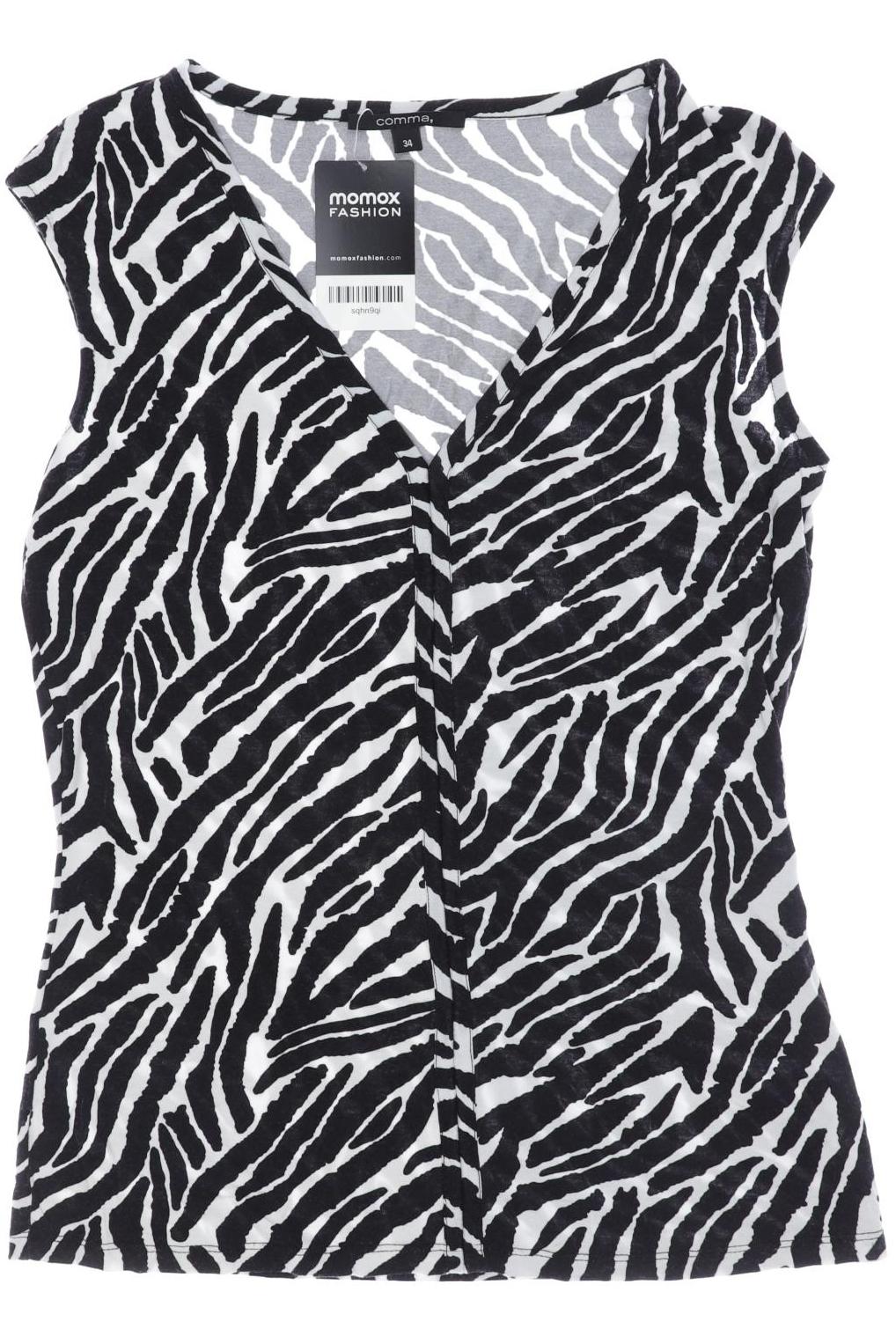 

Comma Damen Top, schwarz, Gr. 34