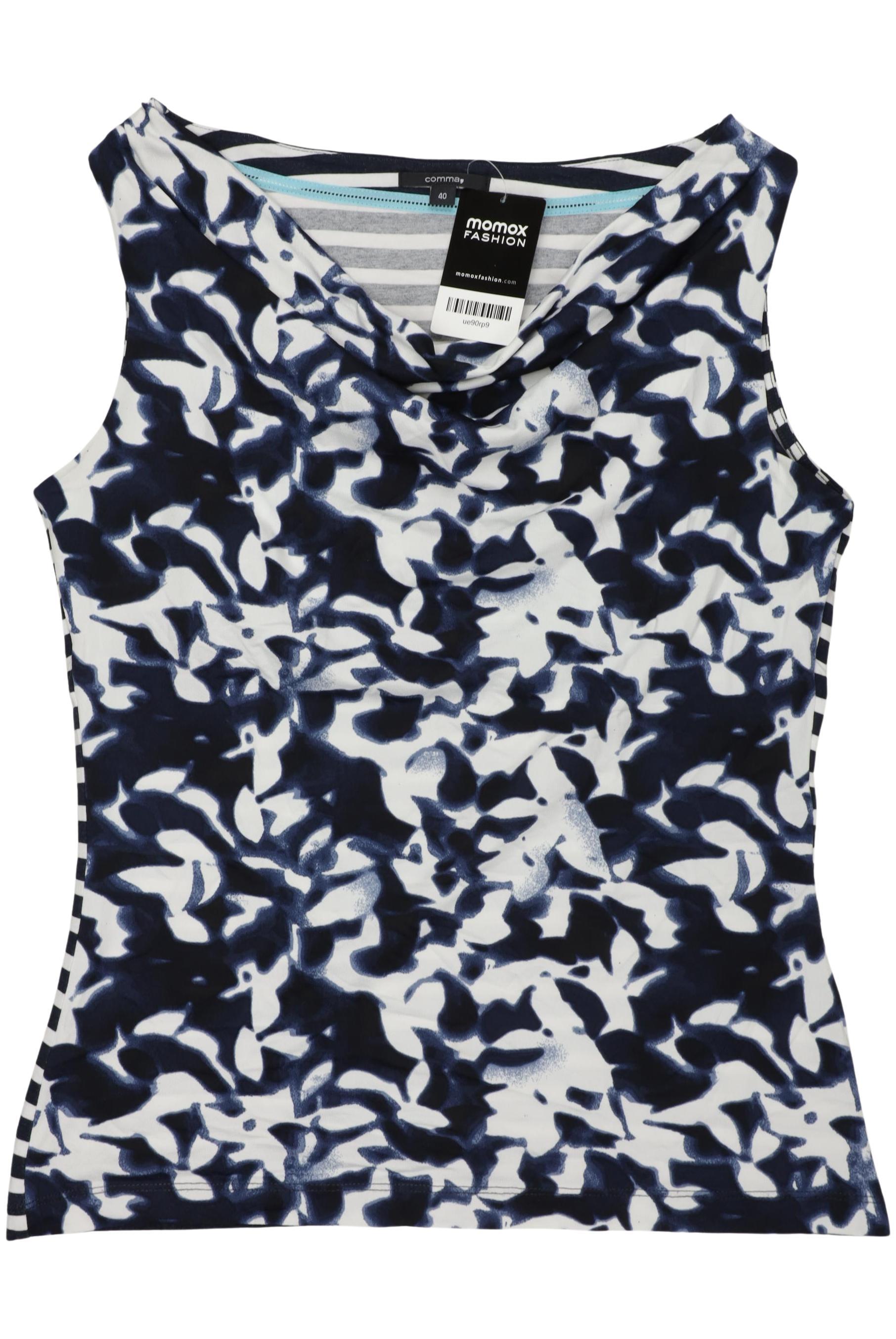

Comma Damen Top, marineblau, Gr. 40