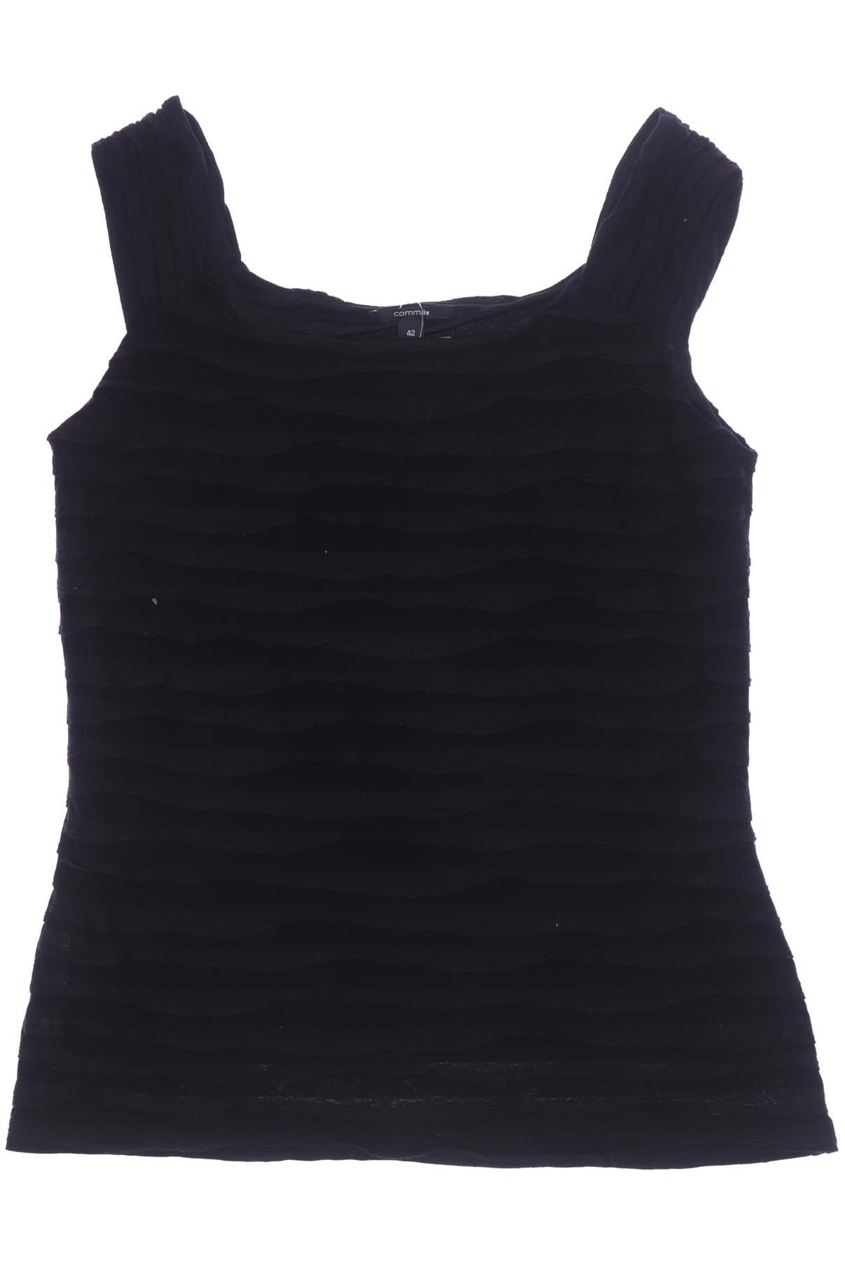

Comma Damen Top, schwarz, Gr. 42