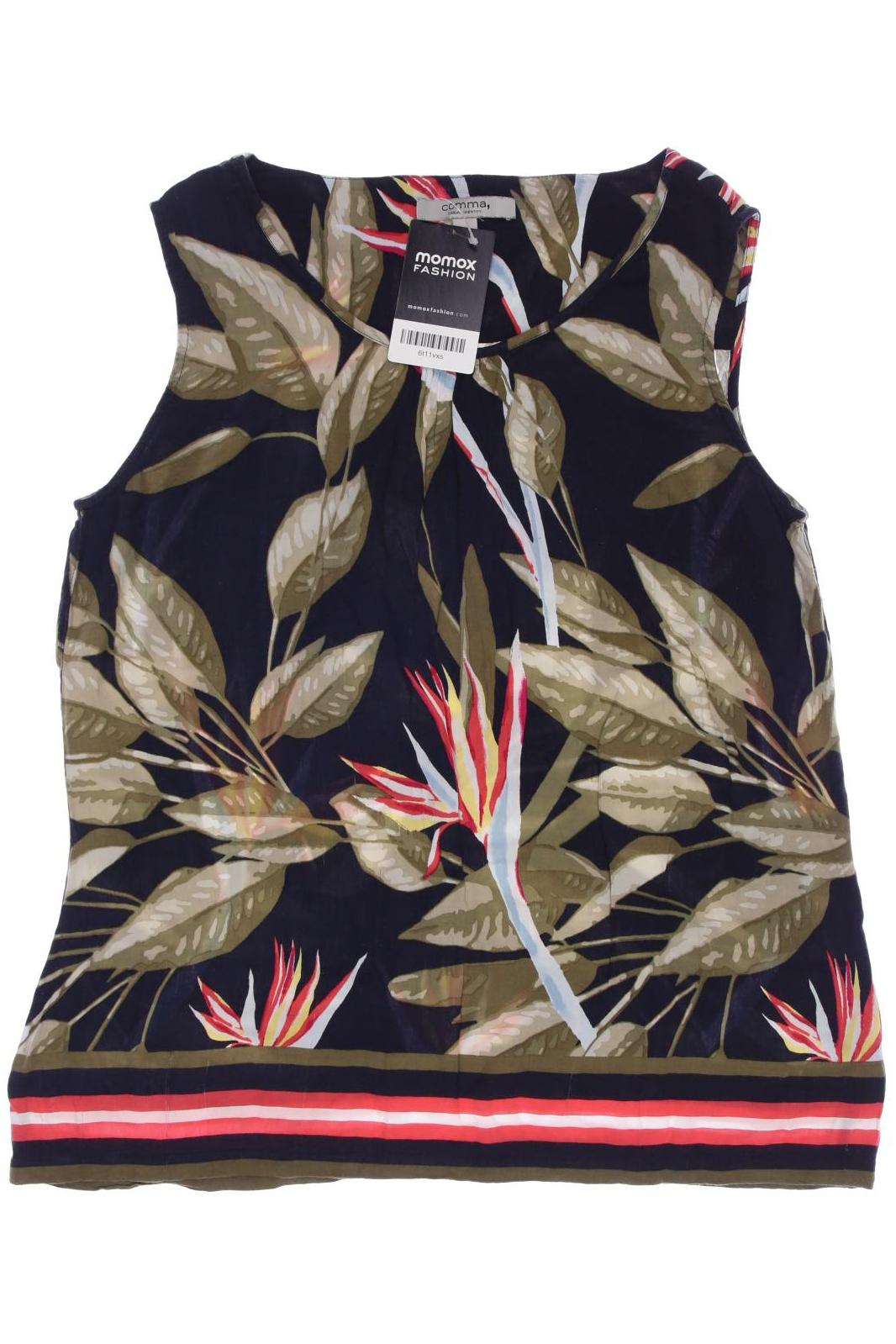 

Comma Damen Top, marineblau, Gr. 36