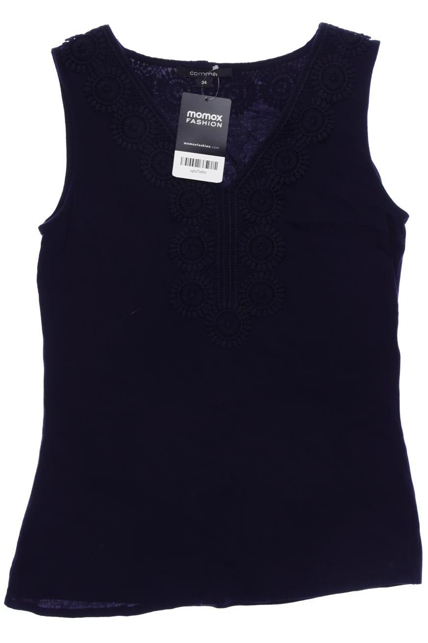 

Comma Damen Top, marineblau, Gr. 34