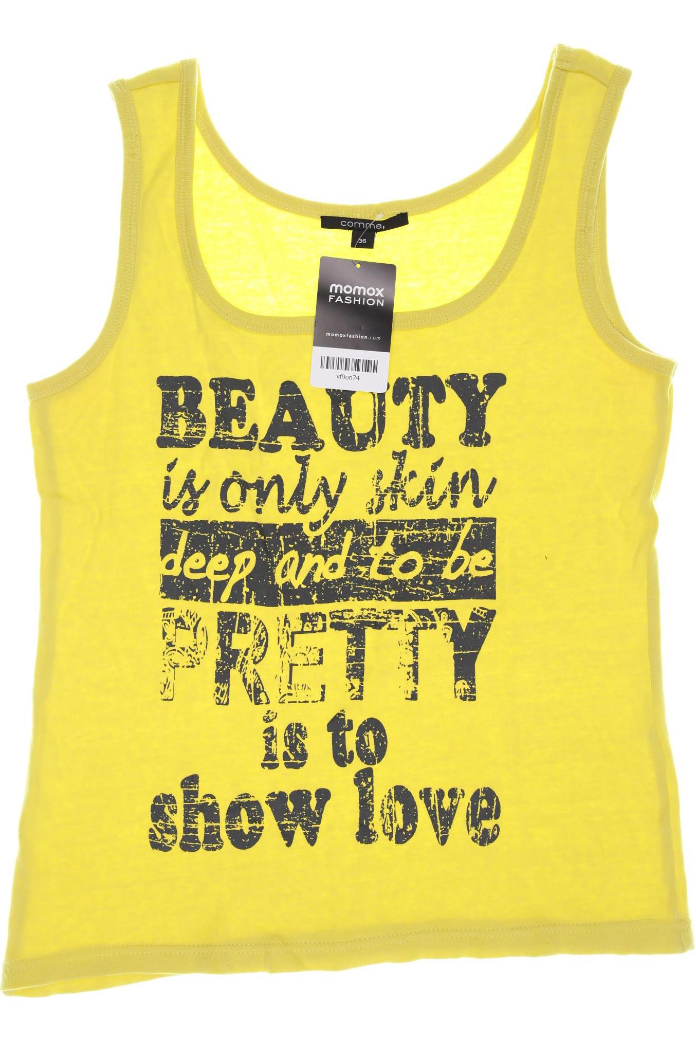 

Comma Damen Top, gelb