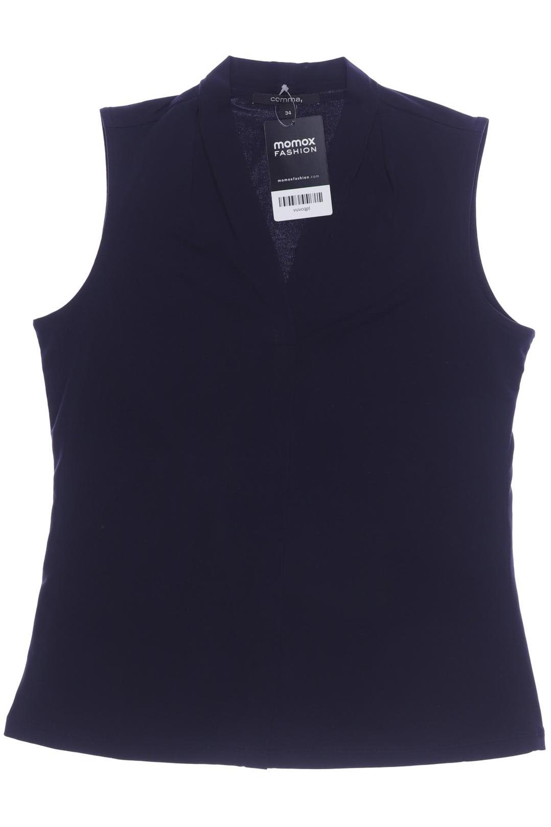 

Comma Damen Top, marineblau, Gr. 34