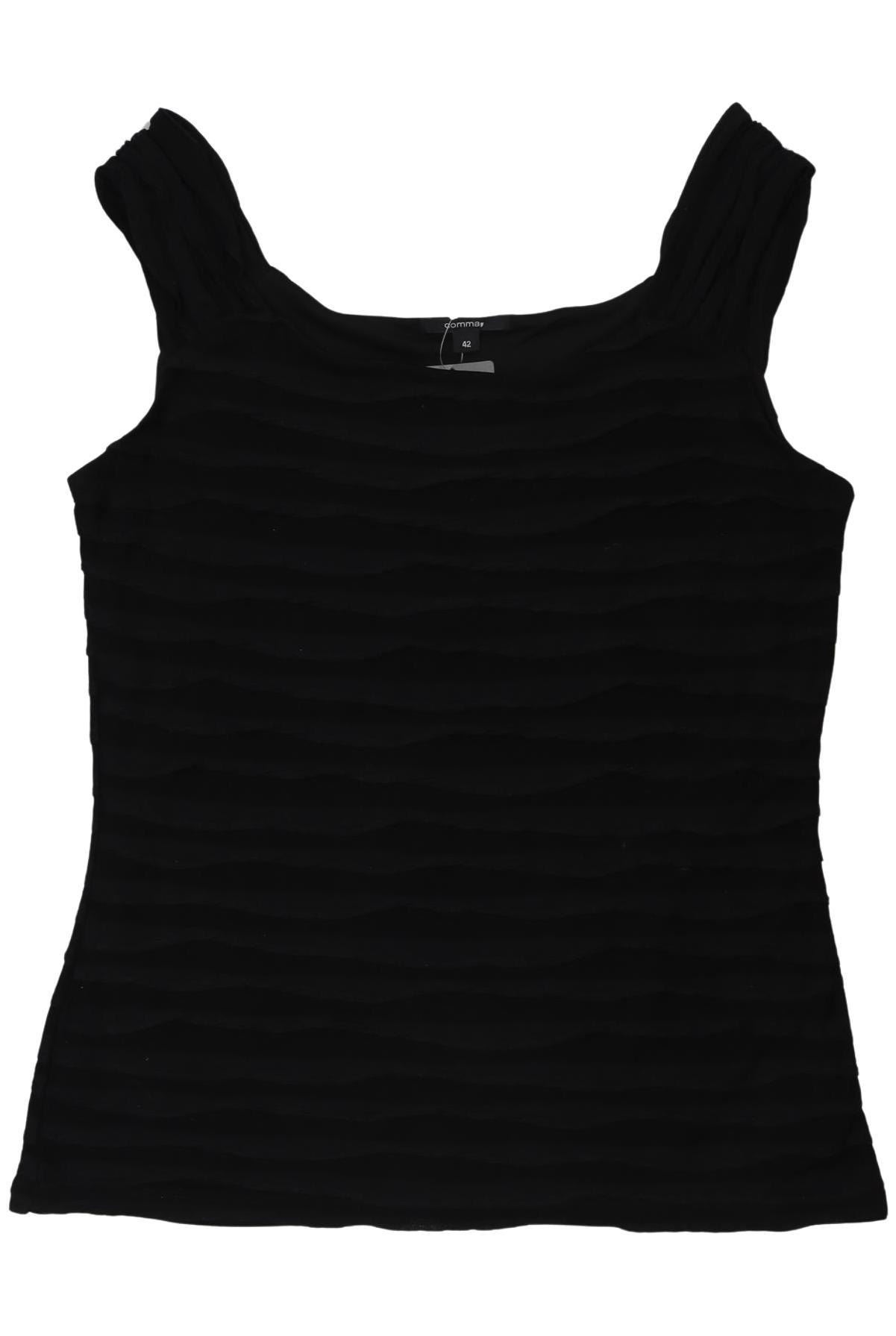 

Comma Damen Top, schwarz, Gr. 42