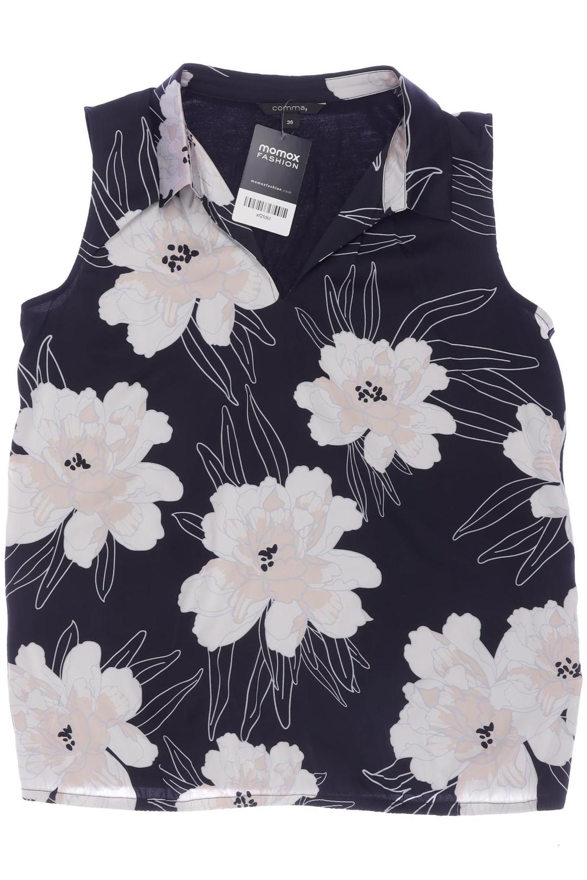 

Comma Damen Top, marineblau, Gr. 36