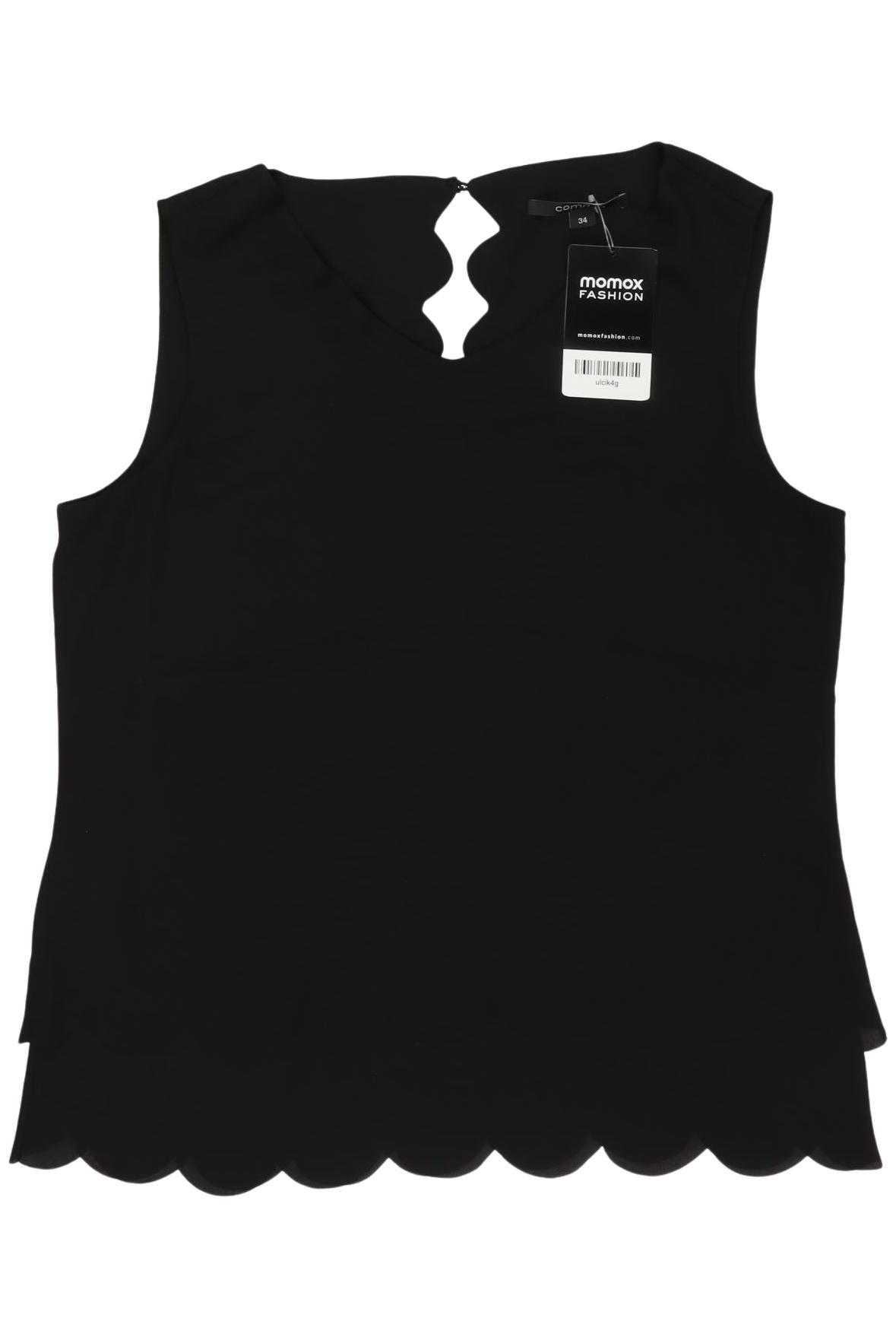 

Comma Damen Top, schwarz, Gr. 34