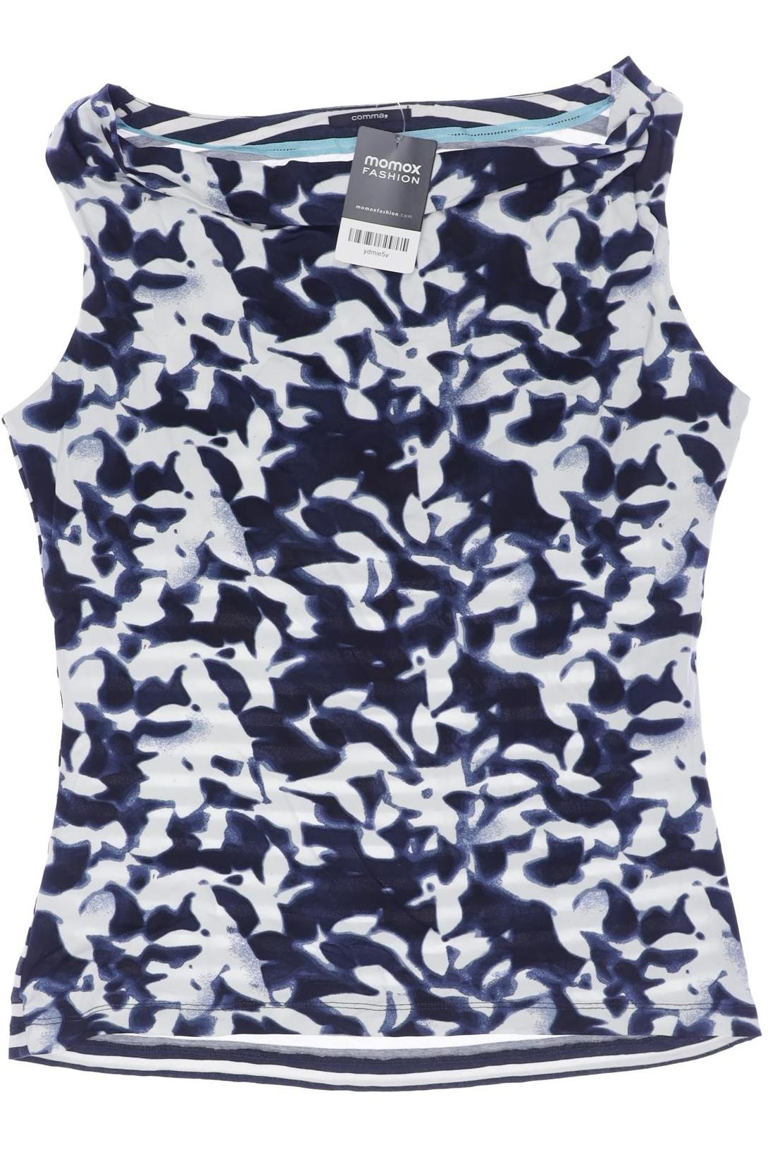 

Comma Damen Top, marineblau, Gr. 40