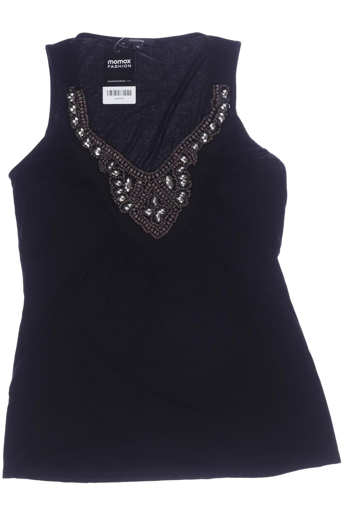 

Comma Damen Top, schwarz