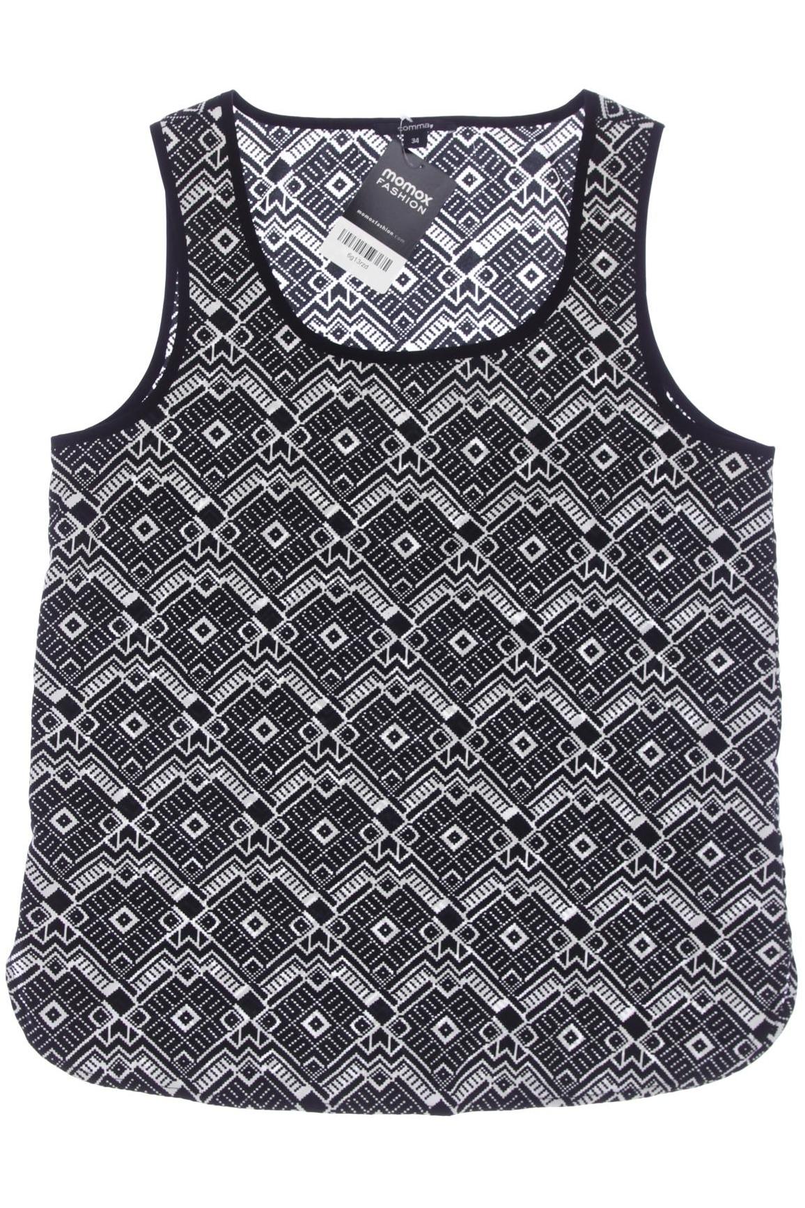 

Comma Damen Top, schwarz, Gr. 34