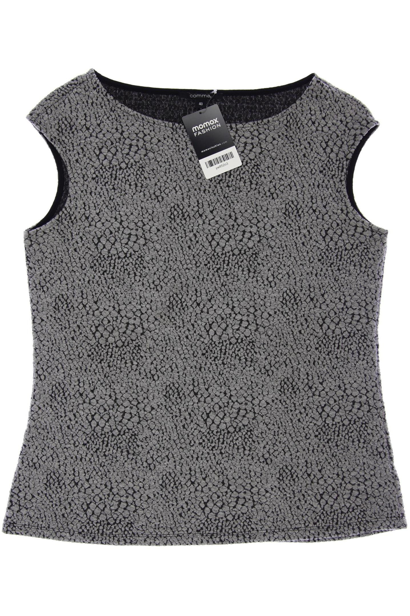 

Comma Damen Top, grau, Gr. 40