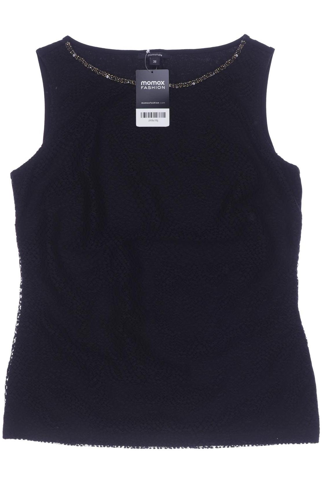 

Comma Damen Top, schwarz