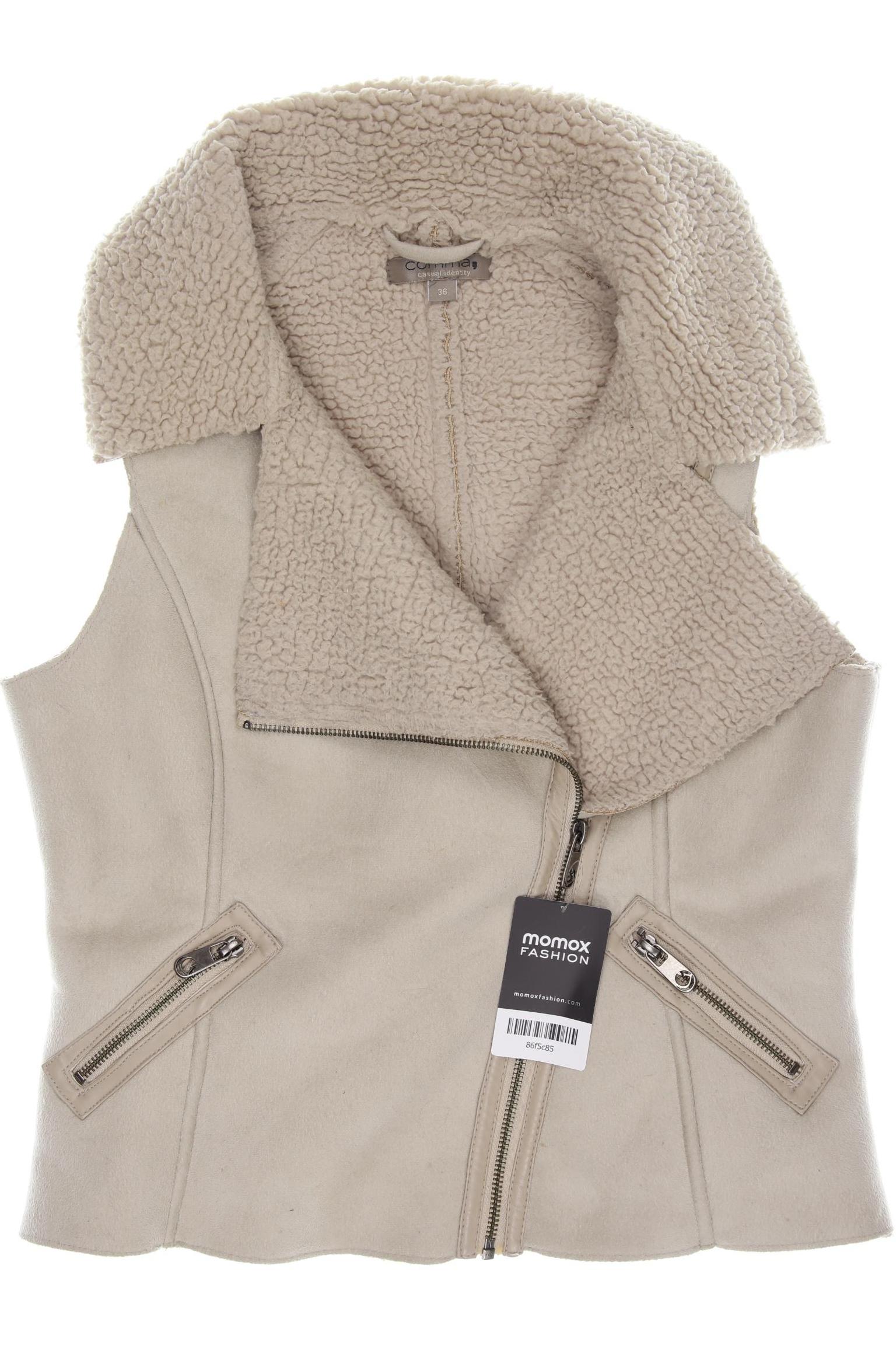 

Comma Damen Weste, cremeweiß, Gr. 36