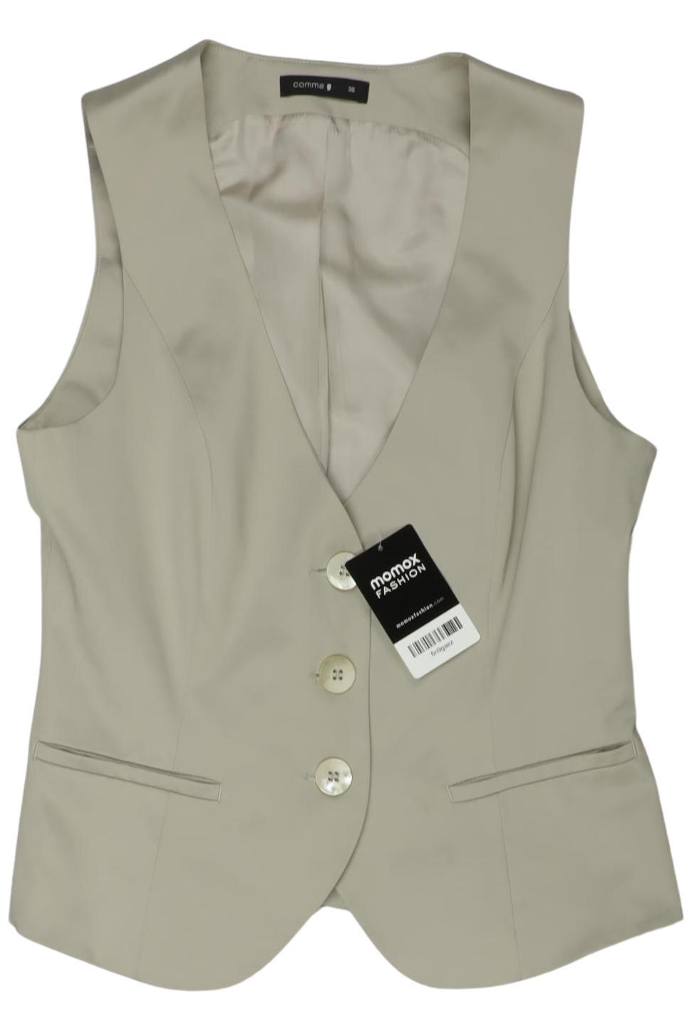 

Comma Damen Weste, beige, Gr. 36