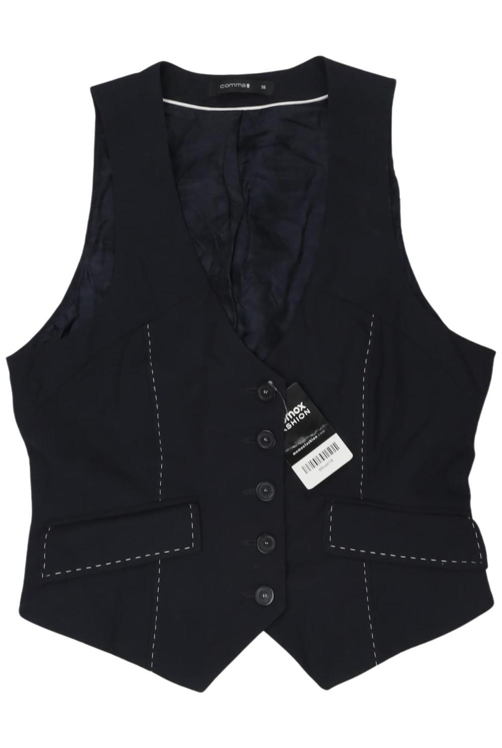 

Comma Damen Weste, marineblau, Gr. 38