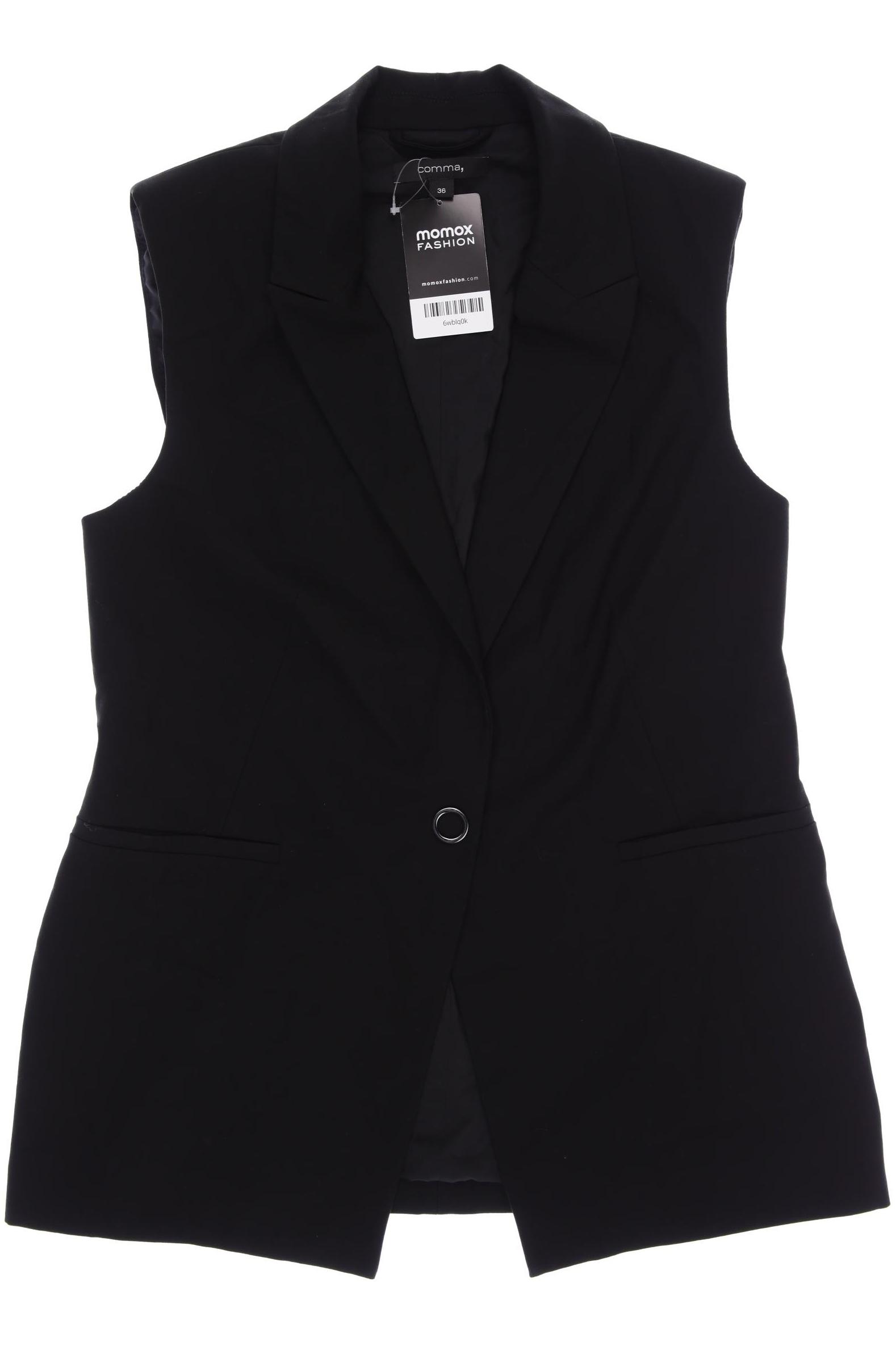 

Comma Damen Weste, schwarz, Gr. 36