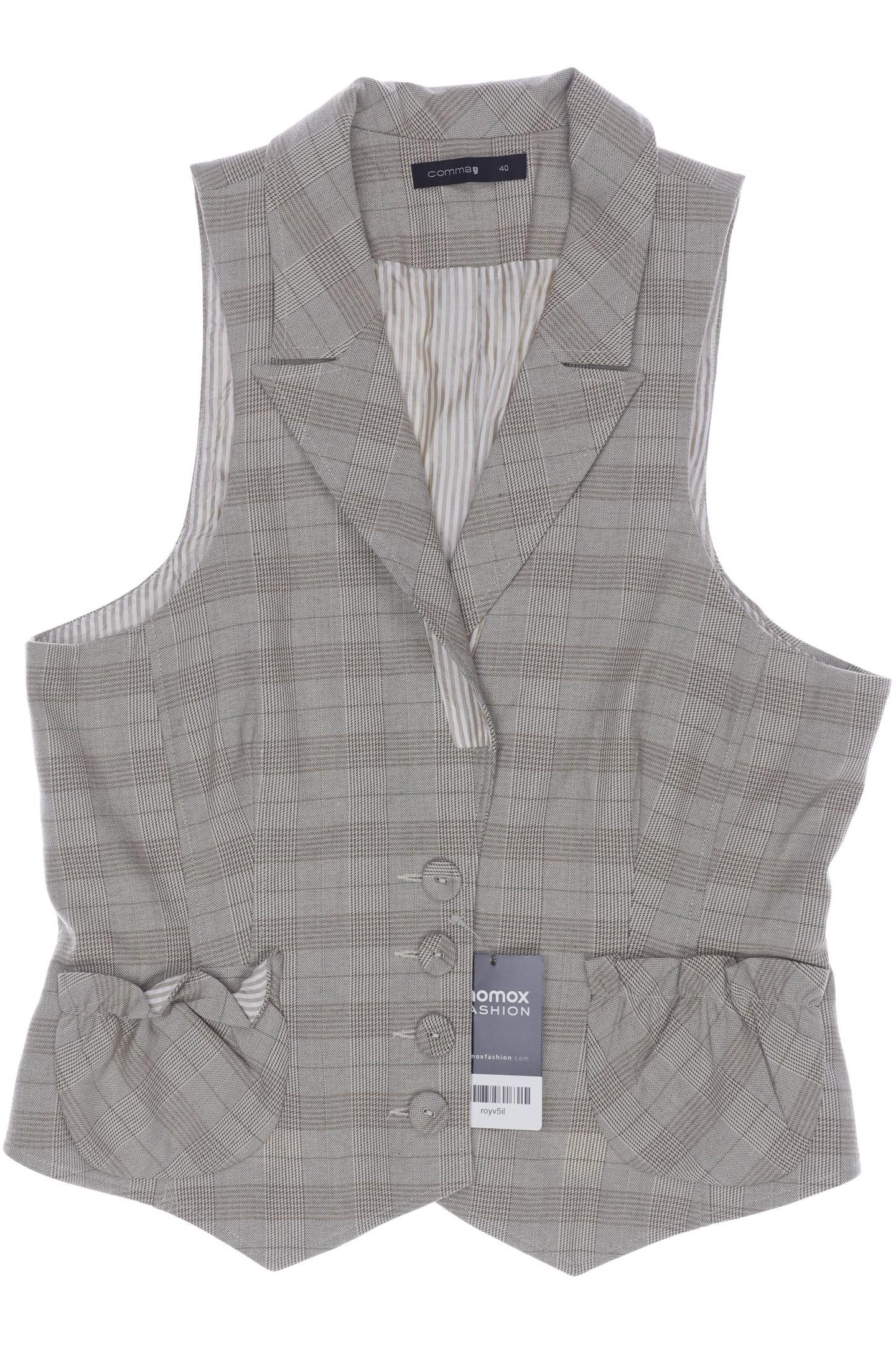 

Comma Damen Weste, beige, Gr. 40