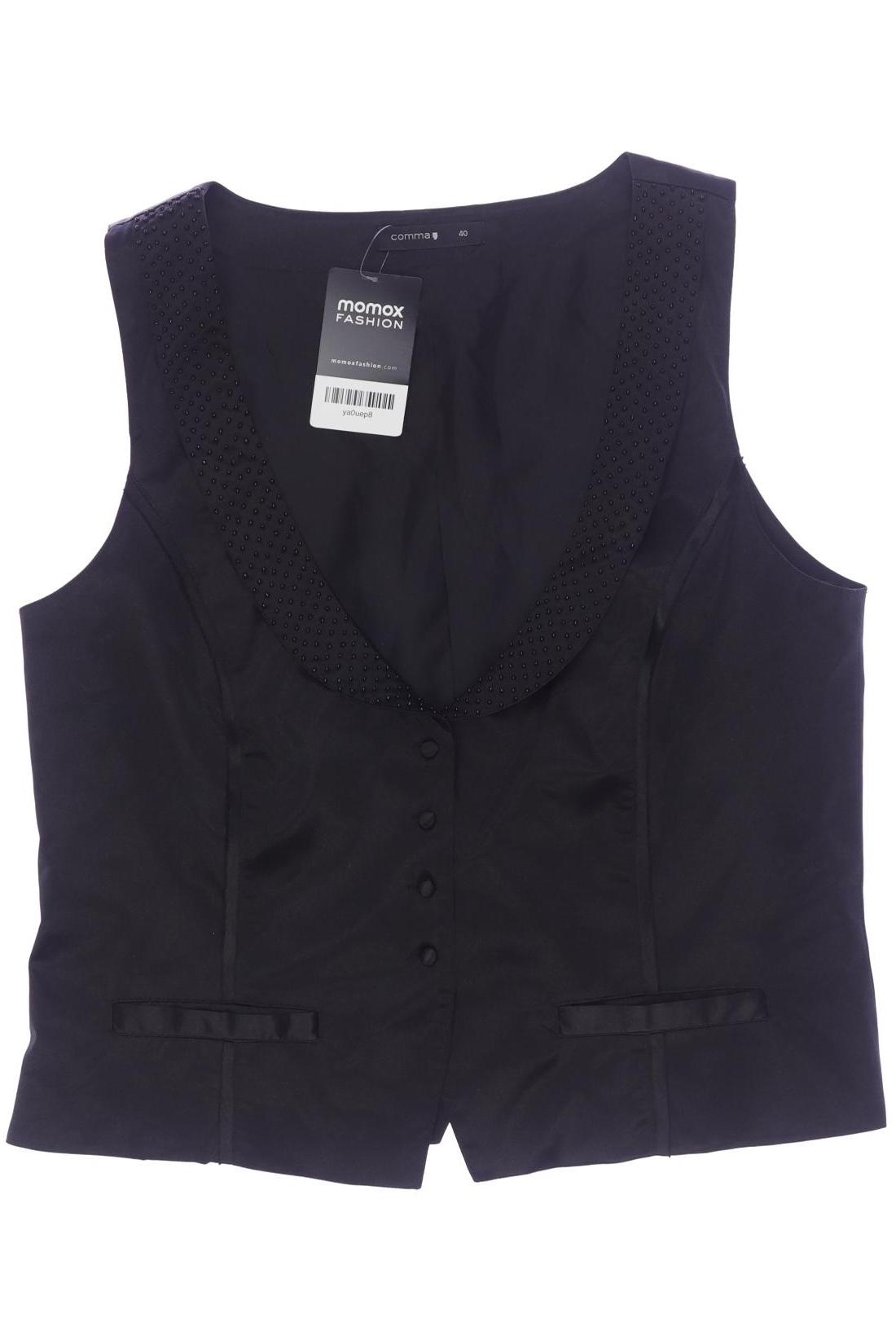 

Comma Damen Weste, schwarz, Gr. 40