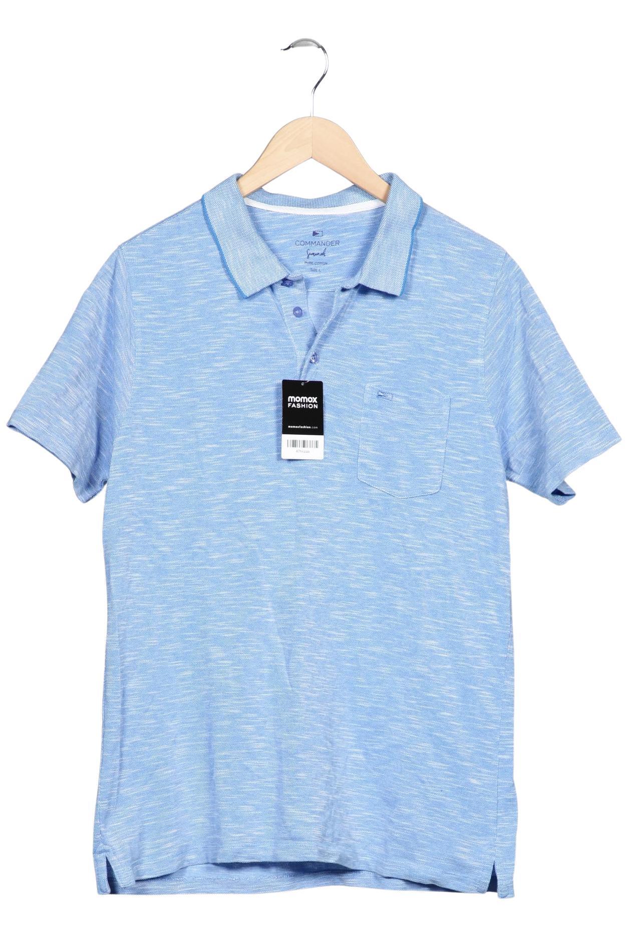 Thumbnail - Commander Herren Poloshirt, hellblau, Gr. 52