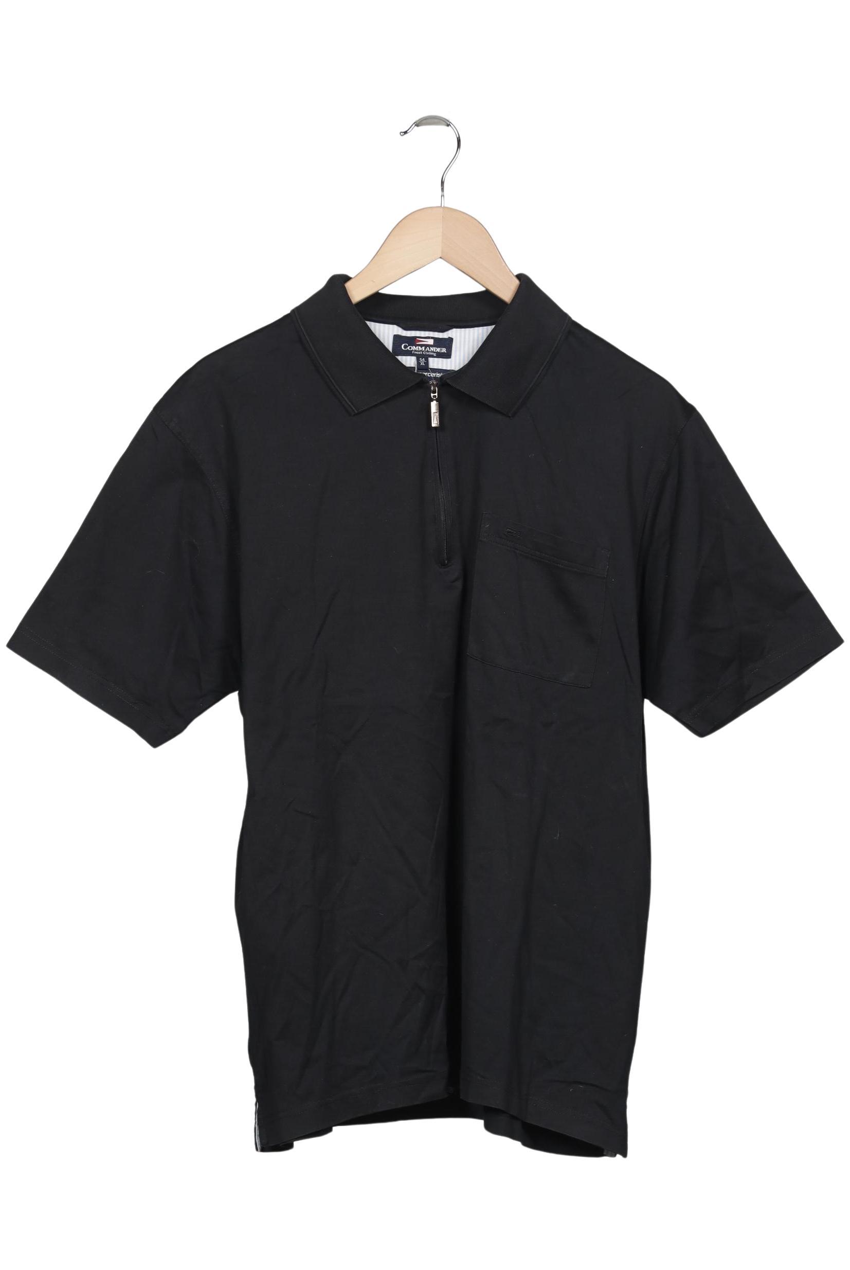 Thumbnail - Commander Herren Poloshirt, schwarz, Gr. 54