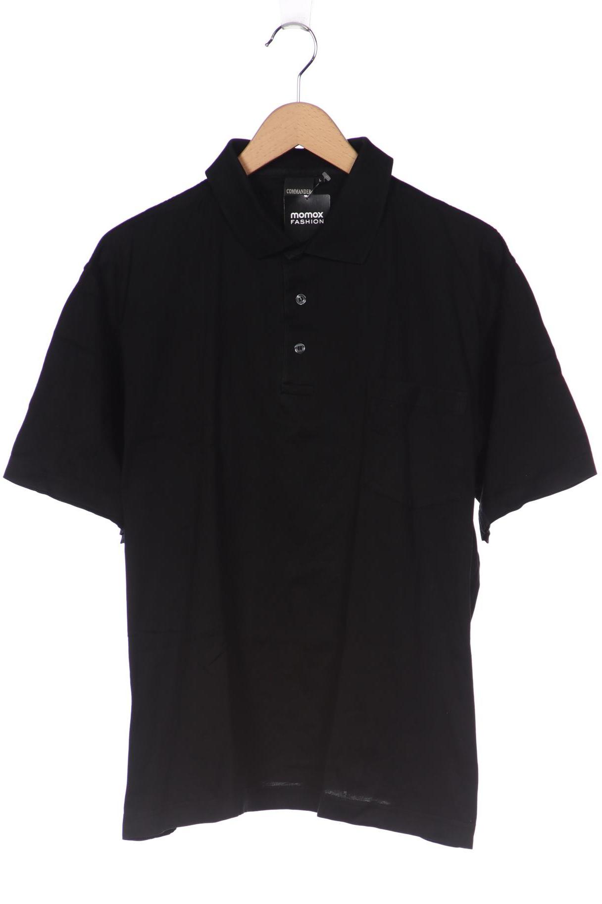 

COMMANDER Herren Poloshirt, schwarz