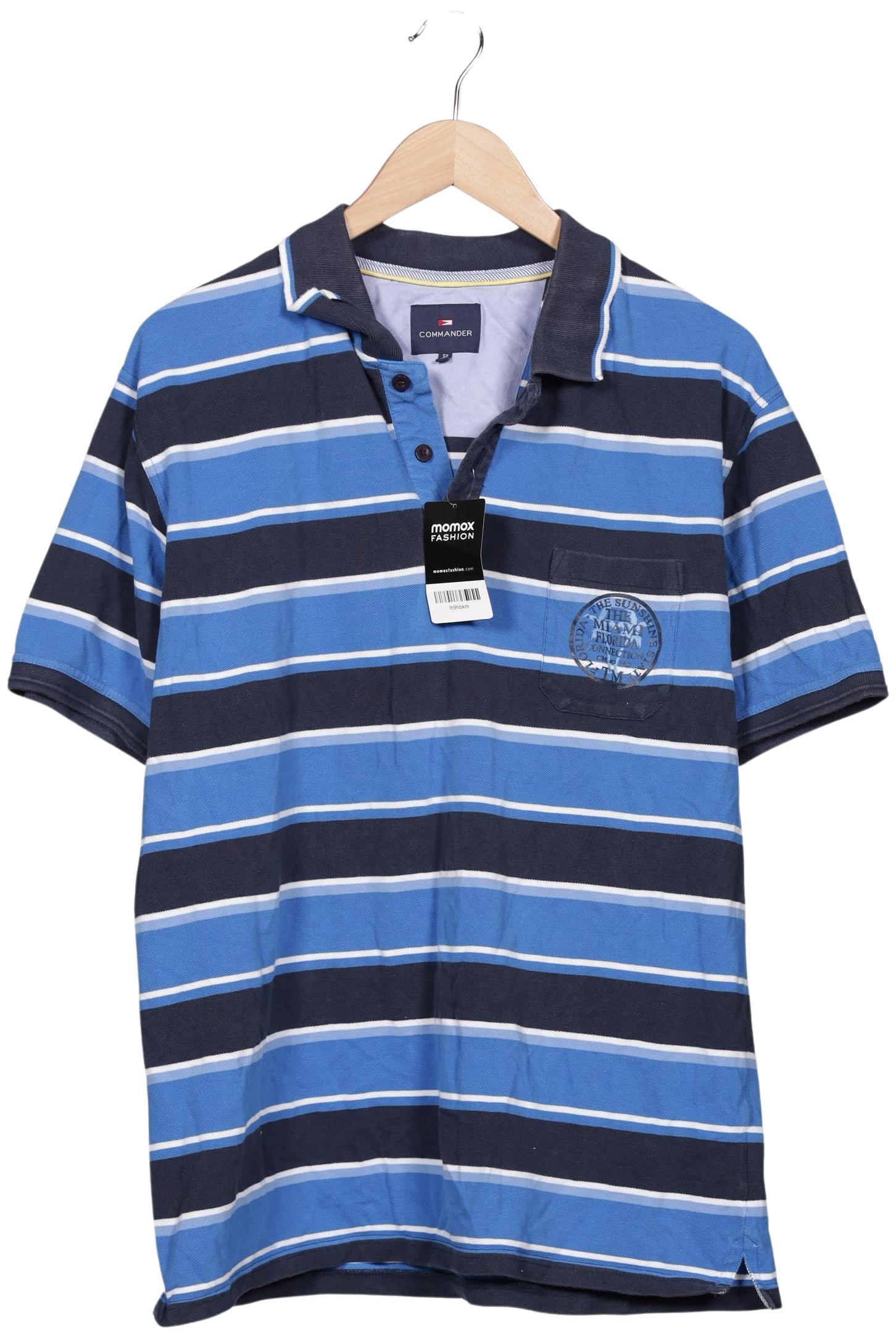 

Commander Herren Poloshirt, blau, Gr. 58