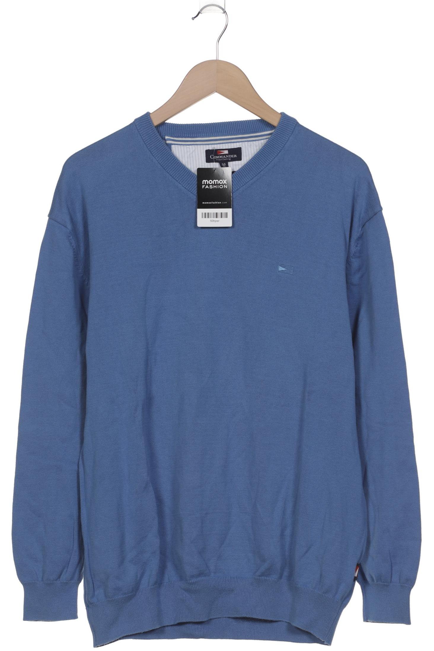 

Commander Herren Pullover, blau, Gr. 54