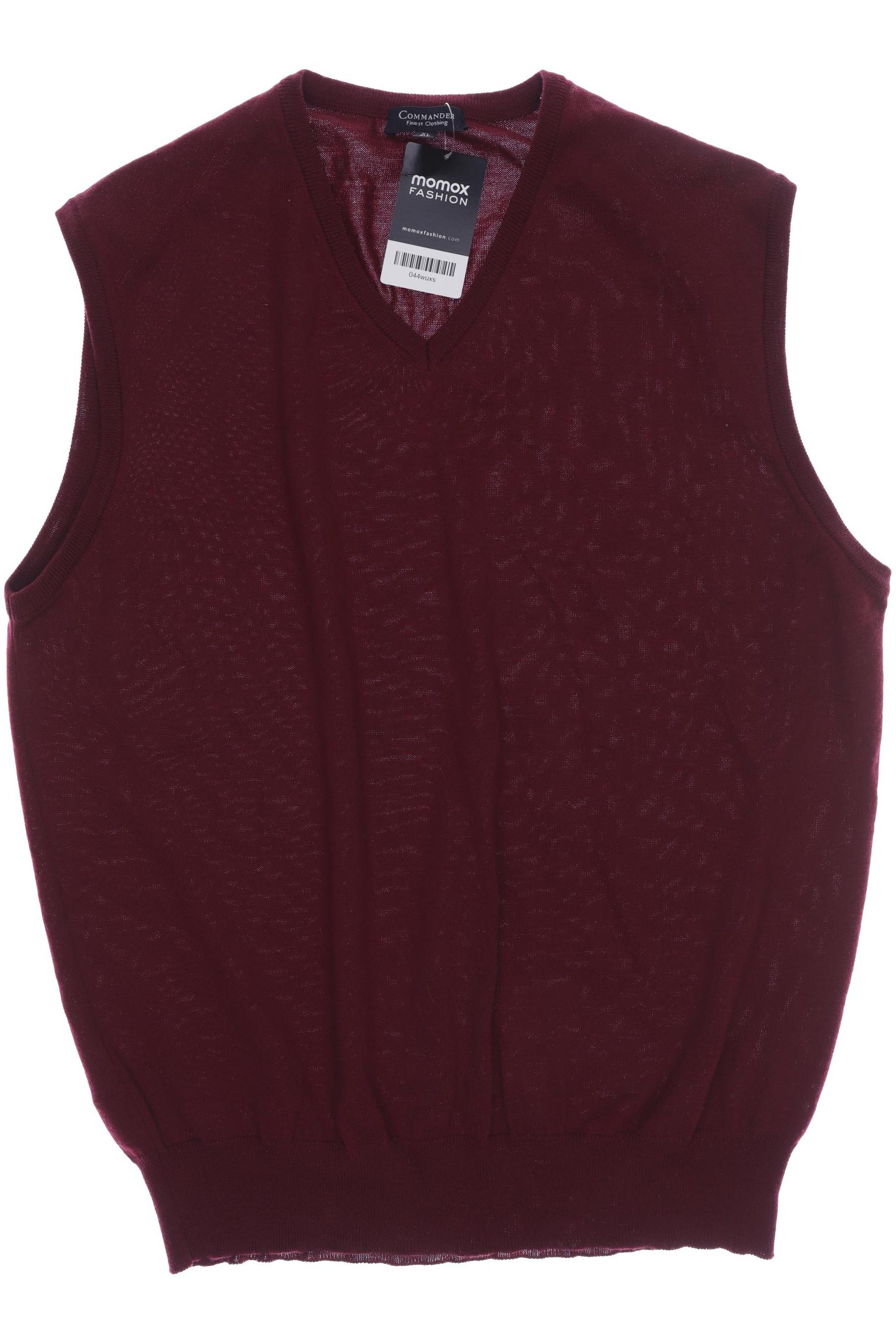 

COMMANDER Herren Pullover, bordeaux