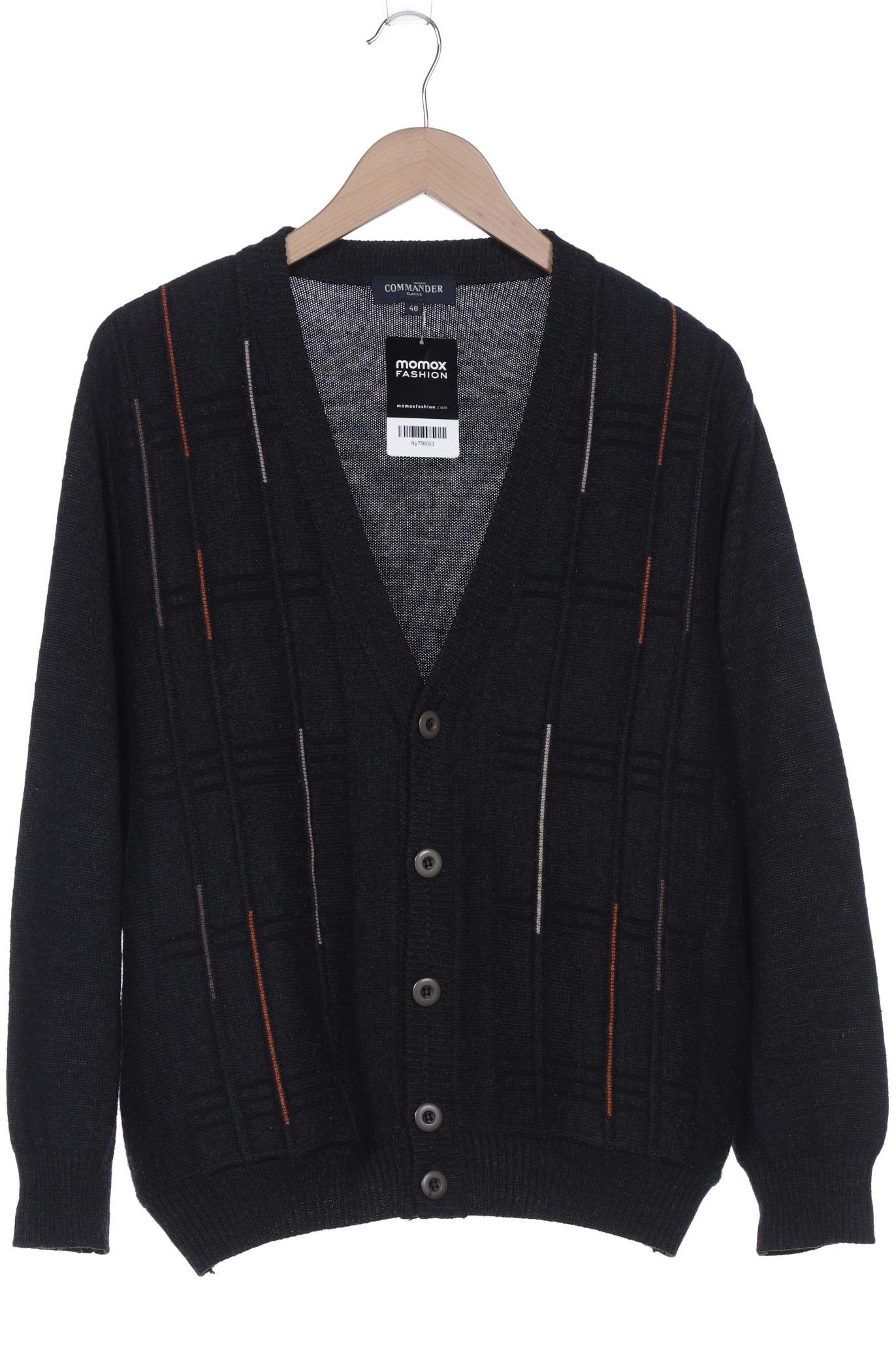 

Commander Herren Strickjacke, schwarz, Gr. 48