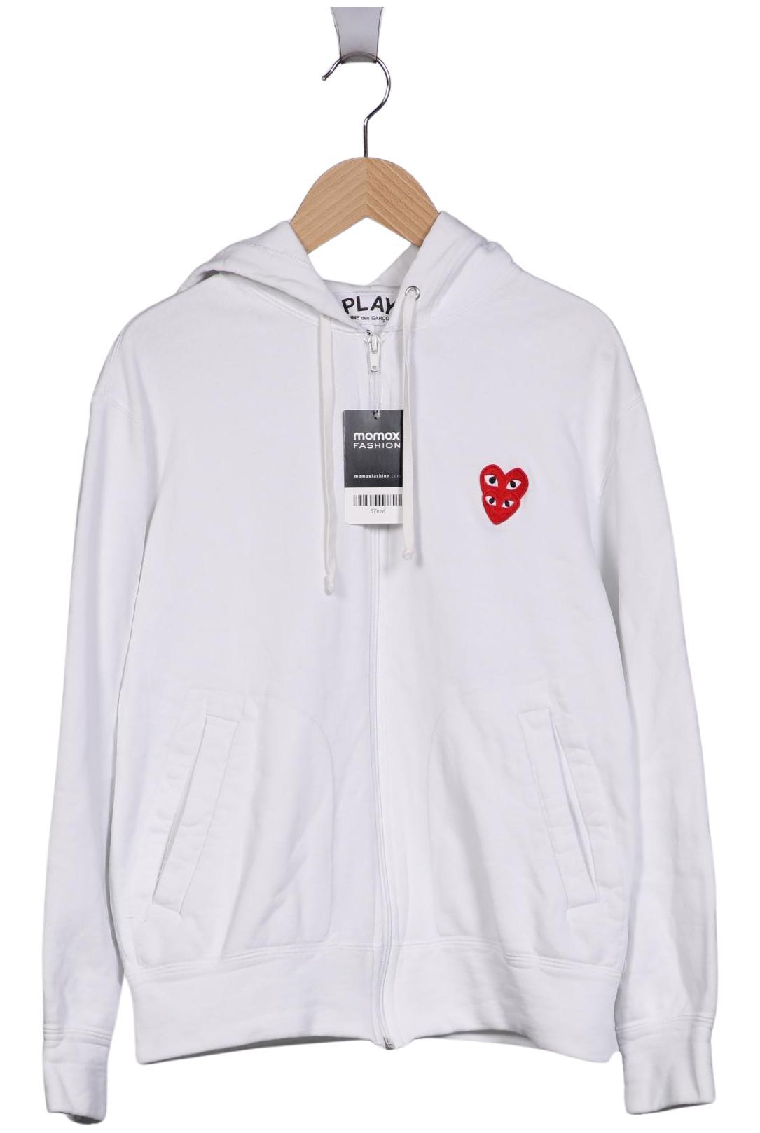 

Comme des Garcons Play Damen Kapuzenpullover, weiß, Gr. 36