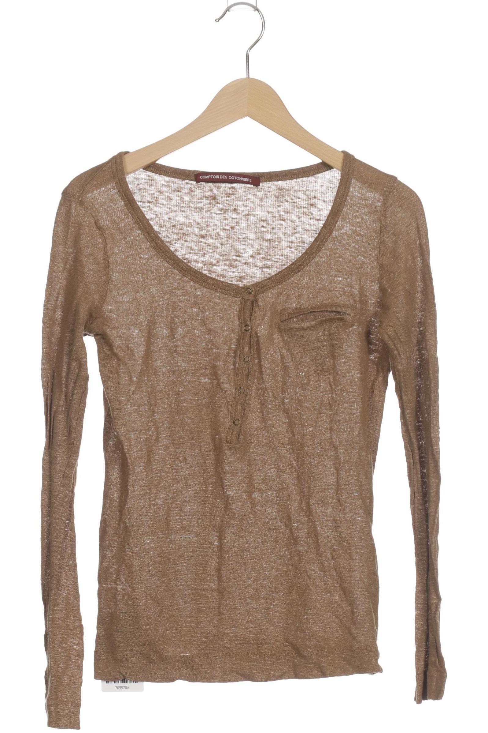 

Comptoir des Cotonniers Damen Langarmshirt, braun, Gr.