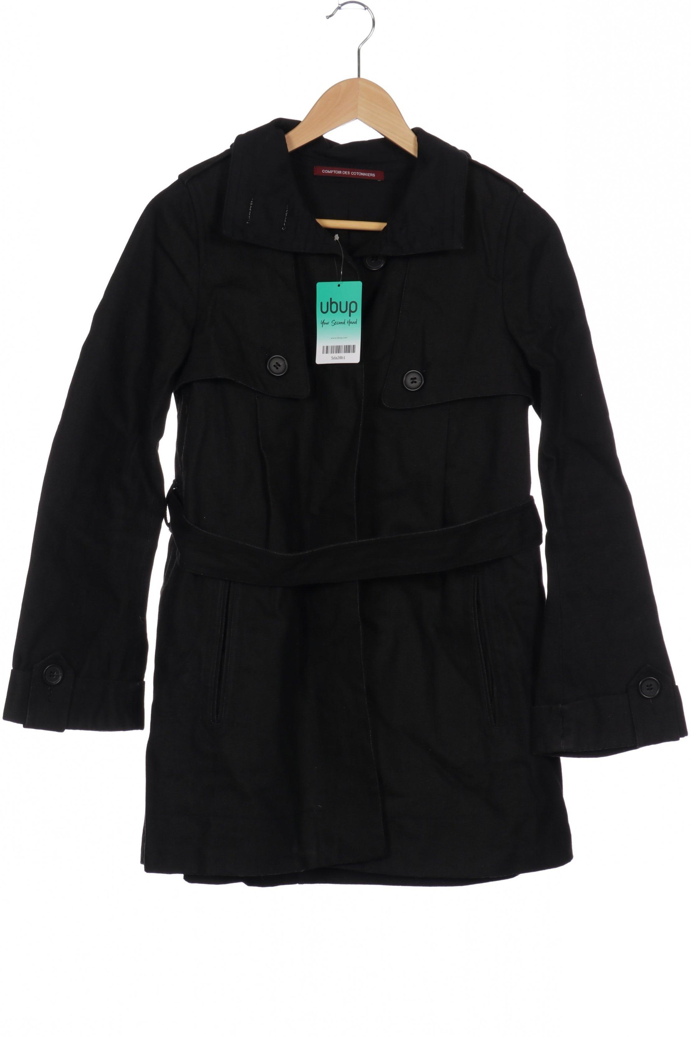 

Comptoir des Cotonniers Damen Mantel, schwarz, Gr. 34