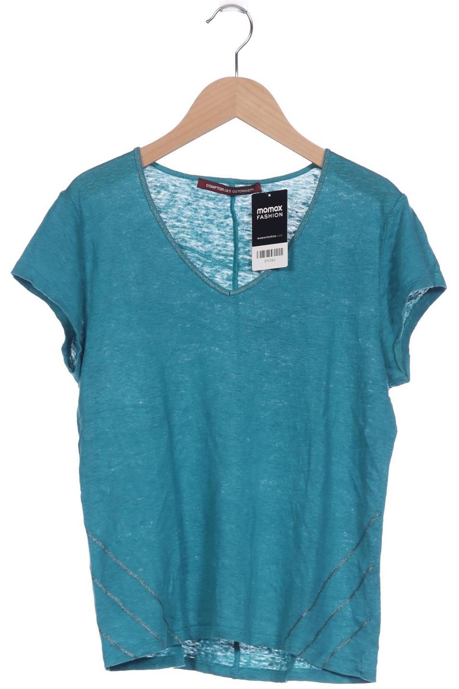 

Comptoir des Cotonniers Damen T-Shirt, türkis, Gr. 38